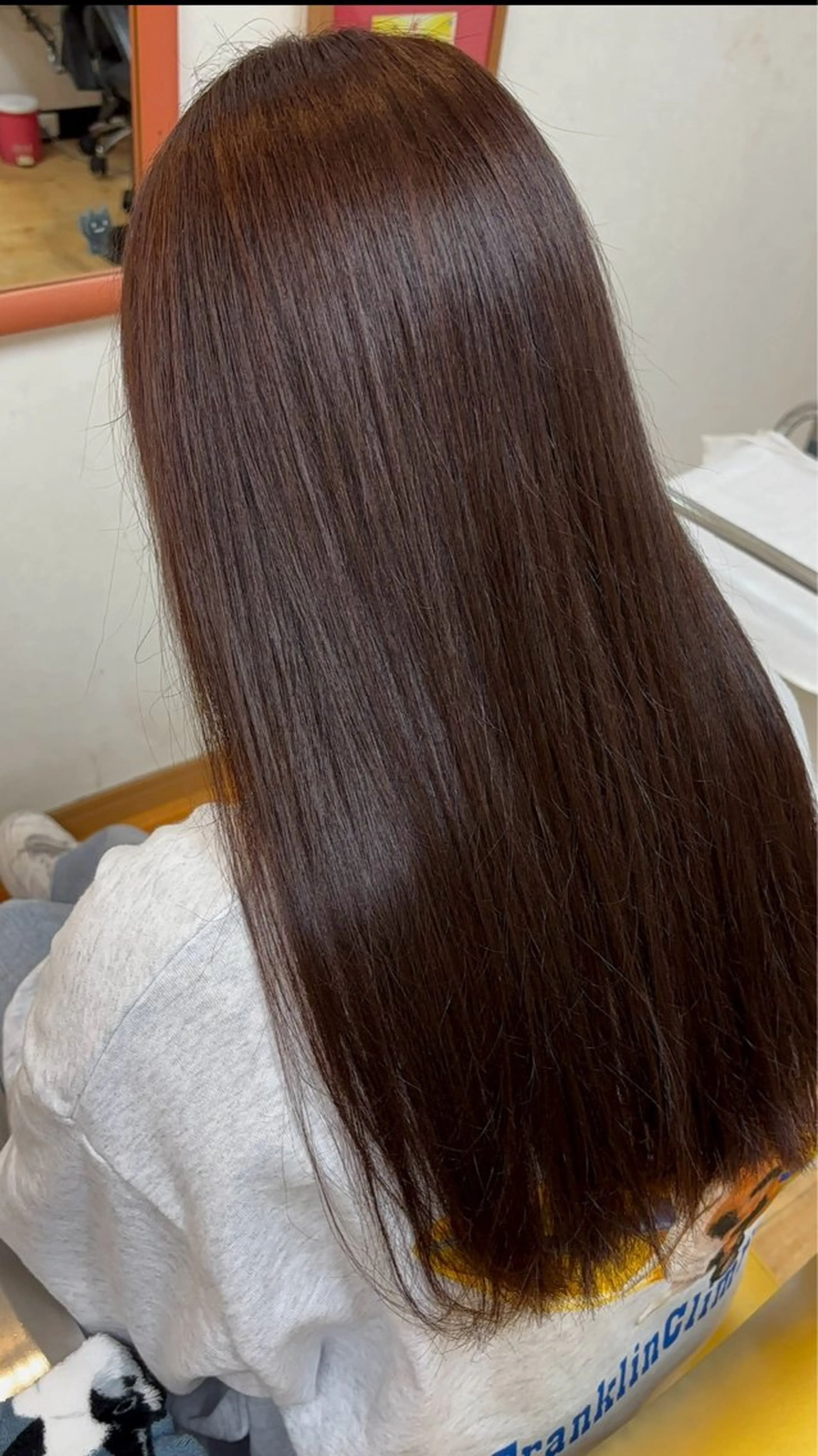 ロング カラー 透明感カラー 韓国風ヘア ヘアカラー トリートメント 艶髪/透明感カラー /韓国ヘア/きょんのヘアスタイル