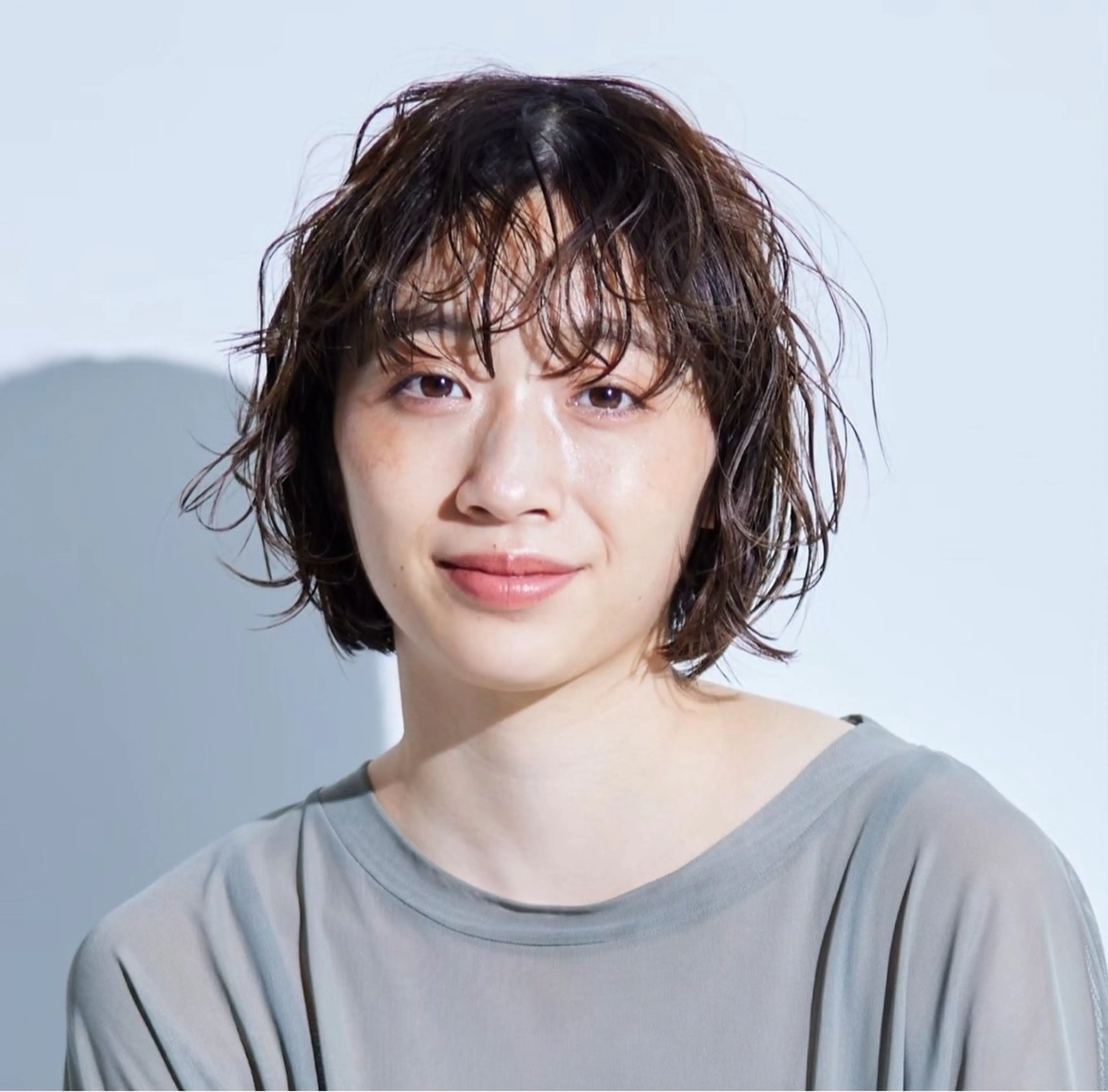 ショート パーマ 🍫くせ毛風 ナチュラルパーマ優吉のヘアスタイル