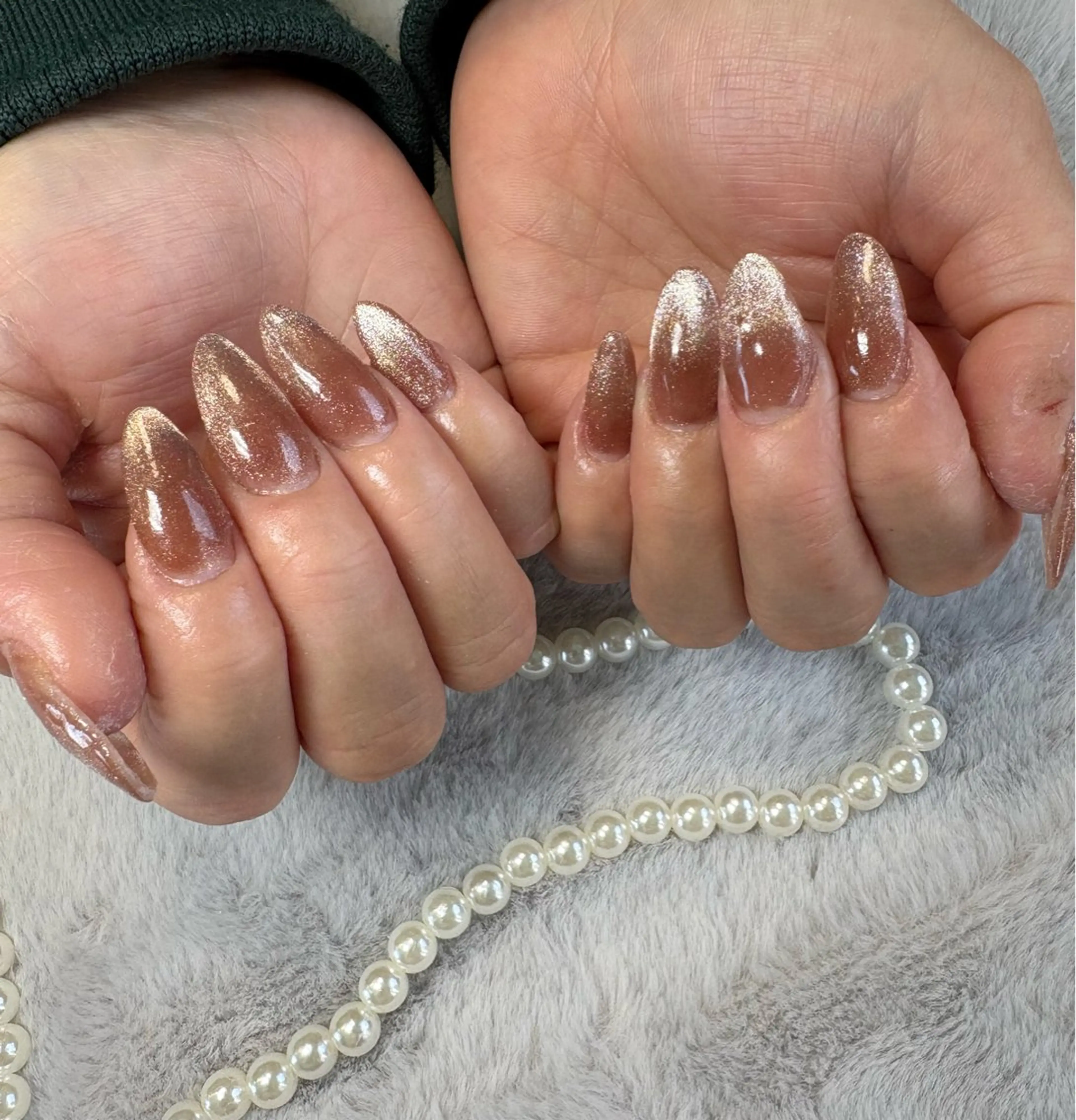 ネイル 長さ出し ロングネイル マグネットネイル ショートネイル シンプルネイル ハンドネイル Charme éternel所属・Charm éternelのネイルデザイン