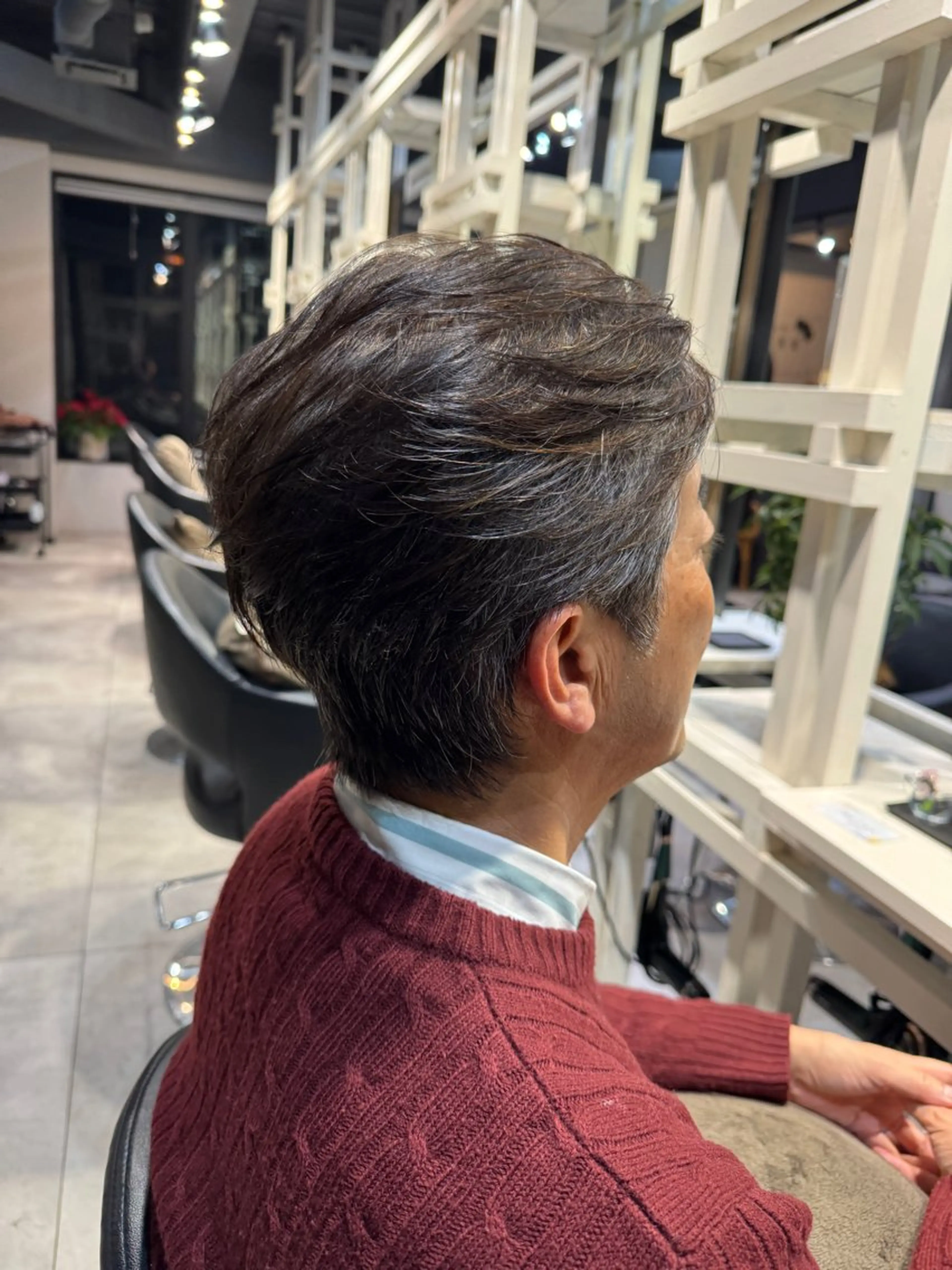 ショート メンズ オールバック カット ヘッドスパ Dxxxx III所属・似合う髪型が 分からない方へのヘアスタイル