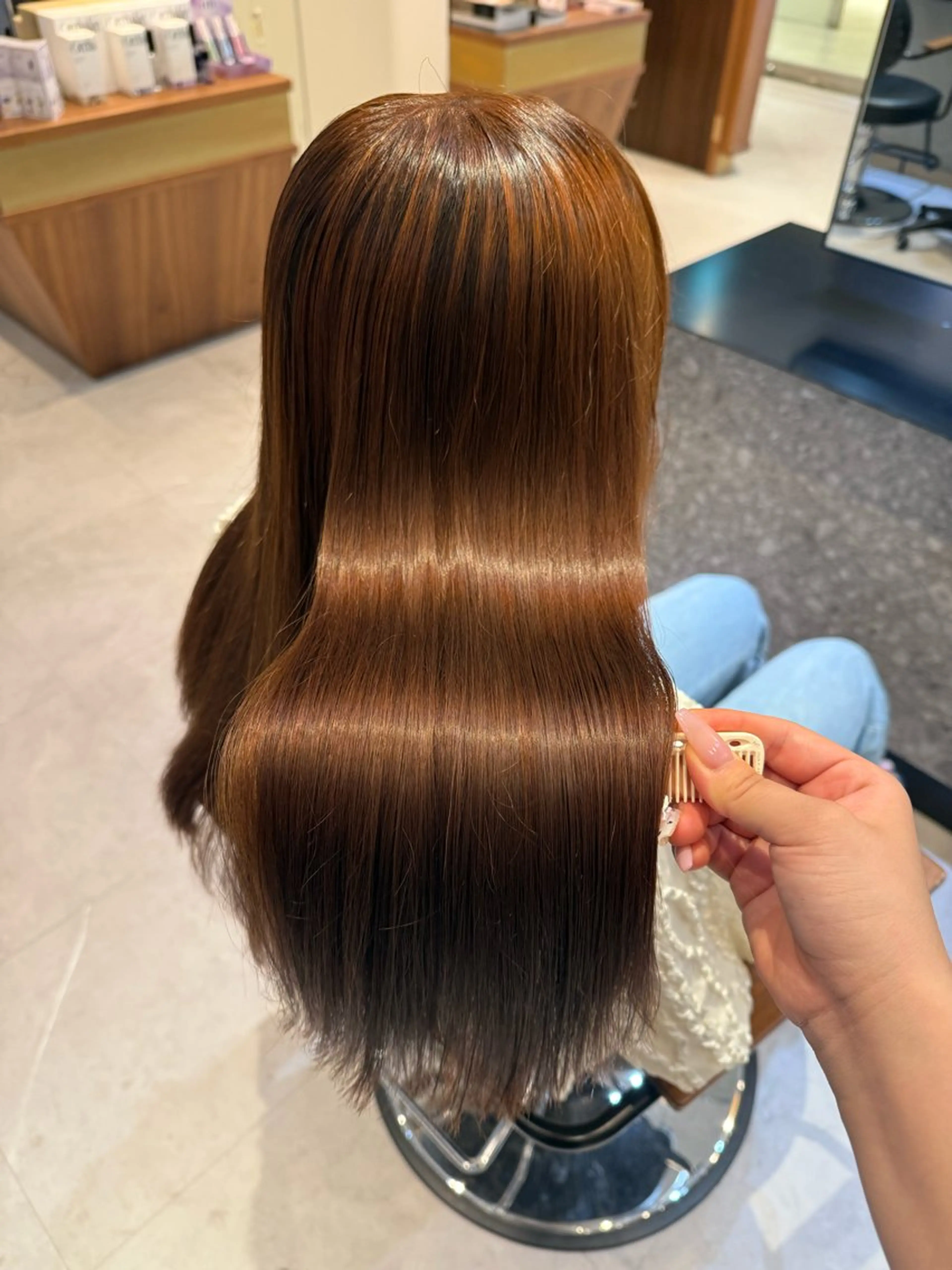 ロング 韓国ヘア🇰🇷/ みずき/レイヤーのヘアスタイル