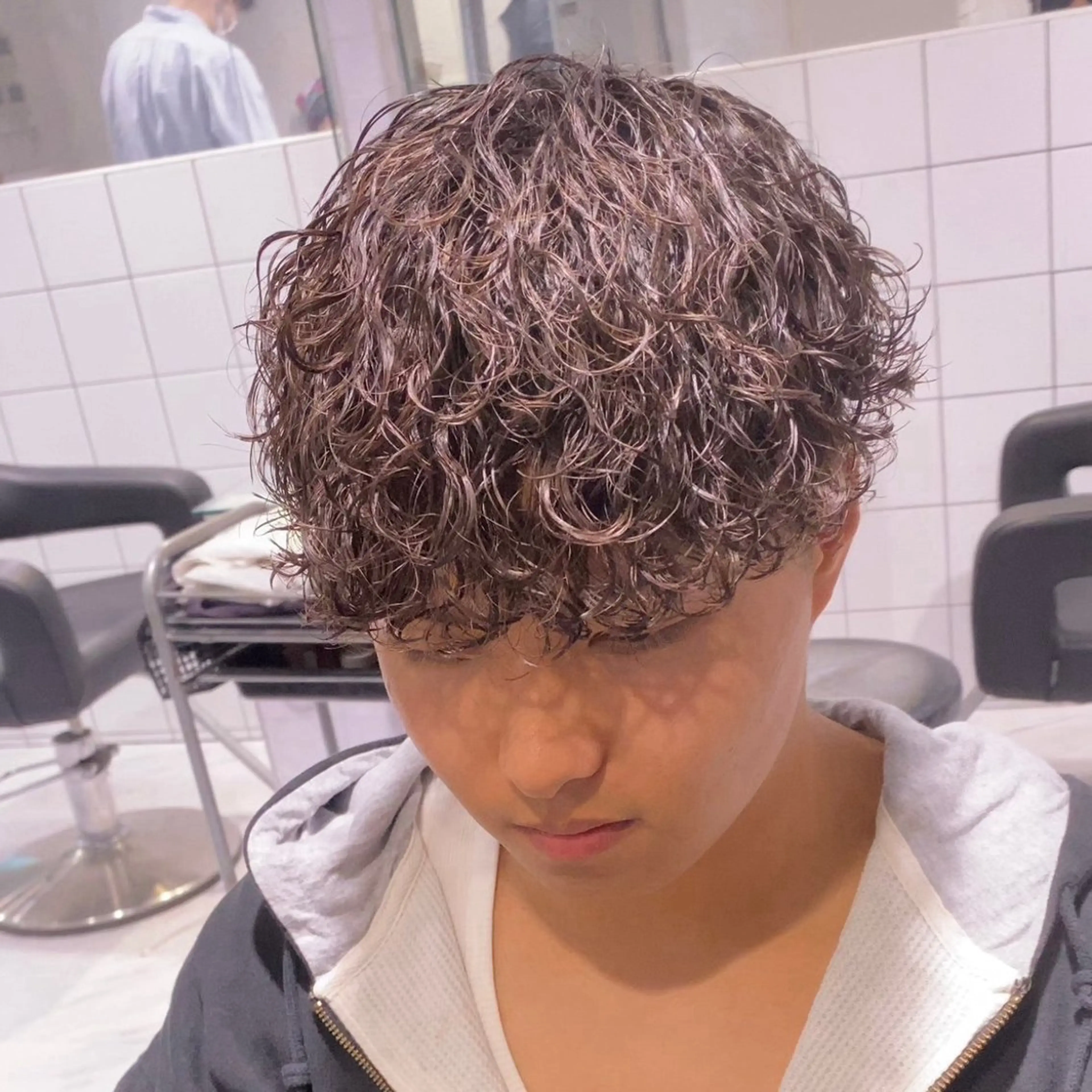 ショート カット パーマ パーマ指名率No1 メンズ特化ケイトのヘアスタイル