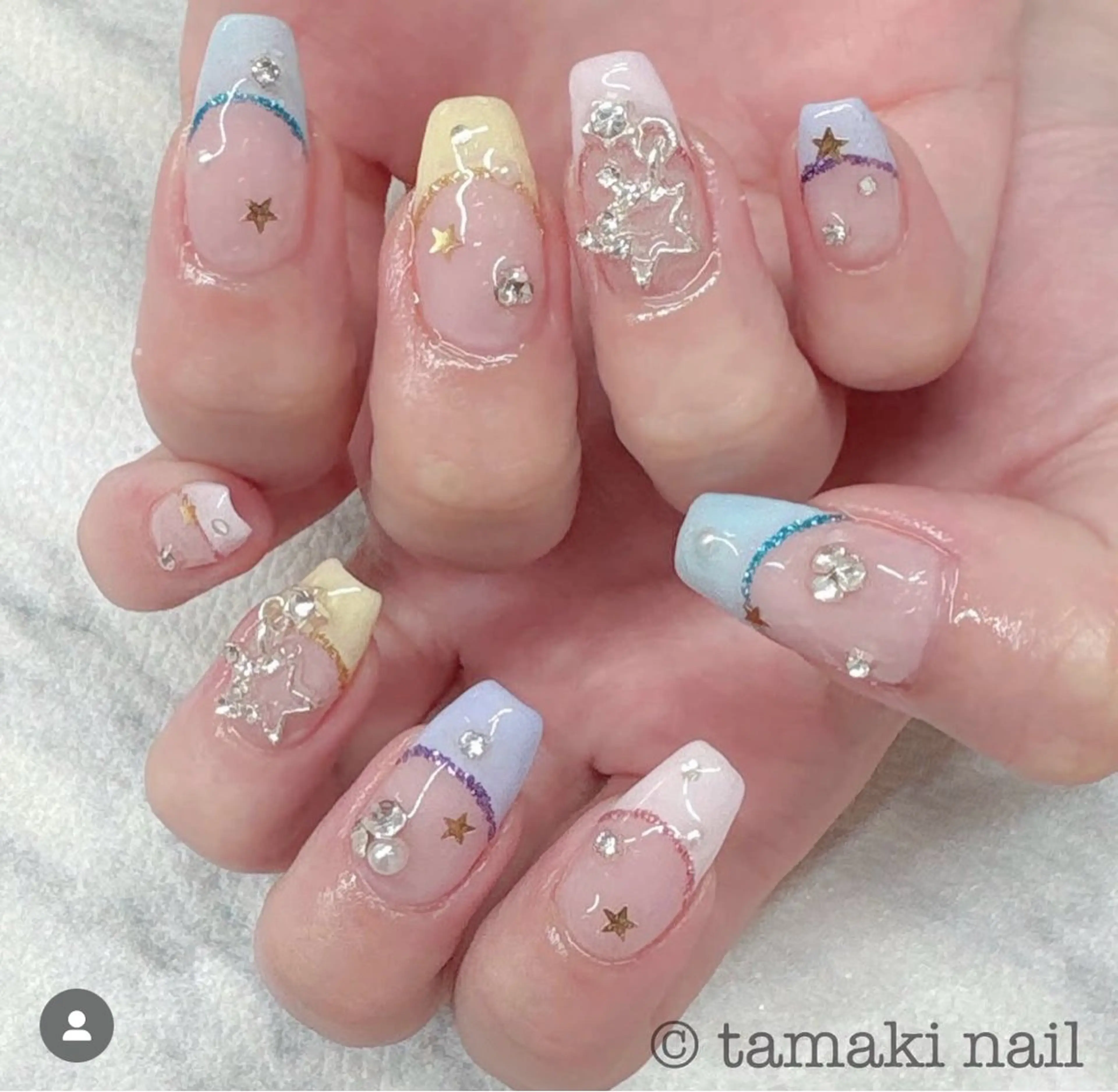 ネイル アートネイル ジェルネイル 持ち込み MAYME所属・MAYME TAMAKIのネイルデザイン