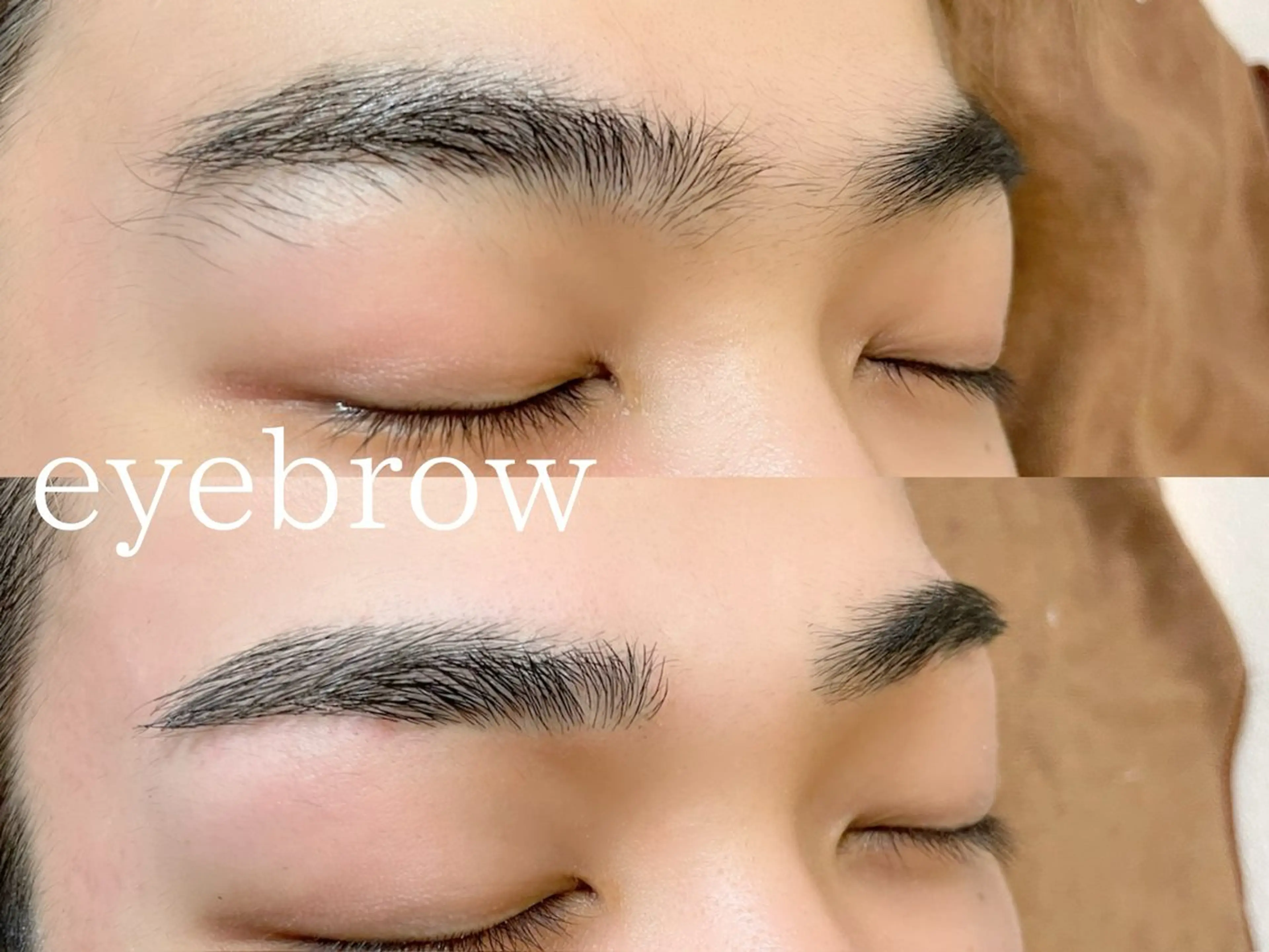 ✨ボサボサ眉から垢抜け眉毛✨(wax脱毛➕間引きカット)¥5500→¥4300の写真