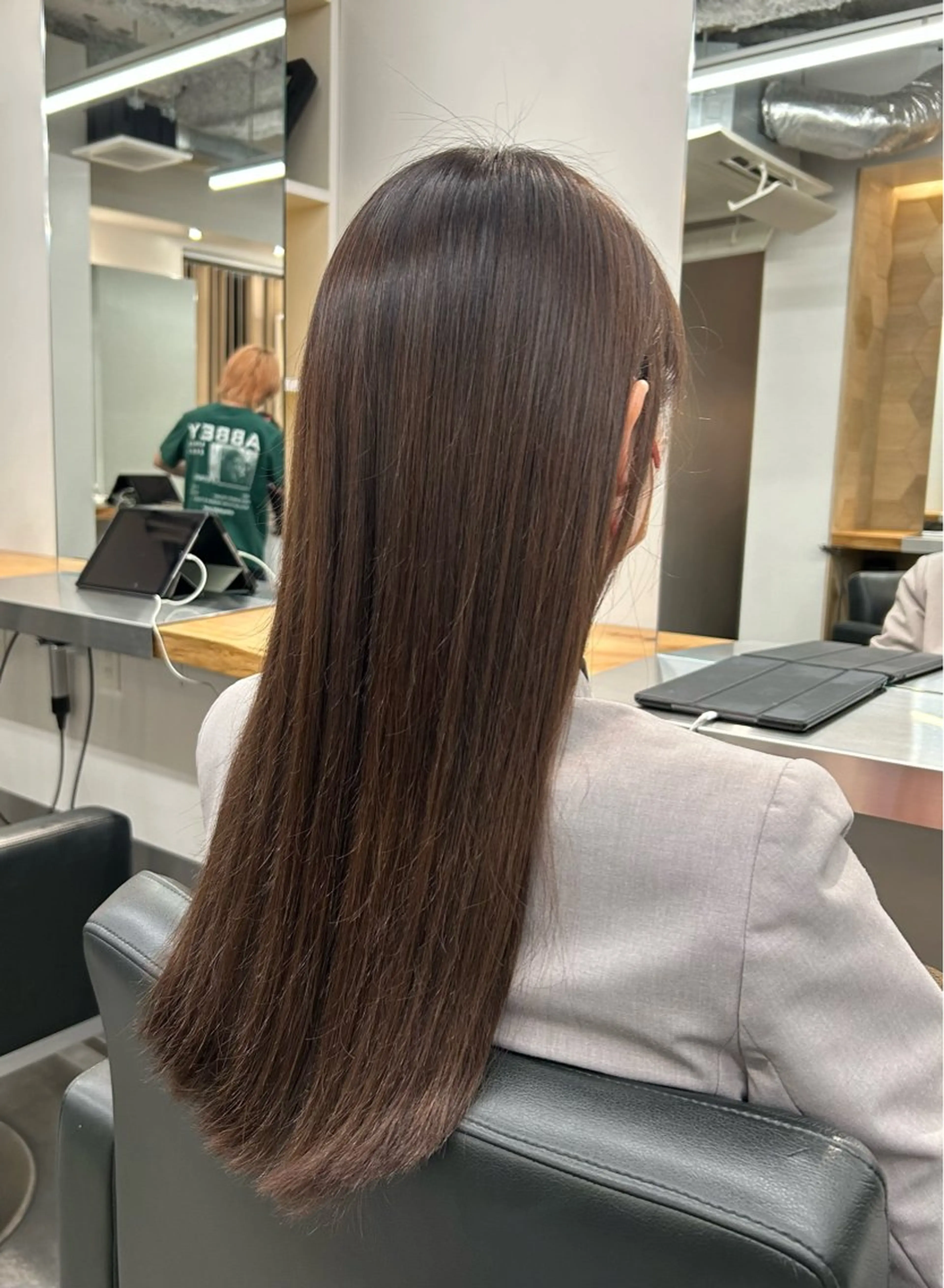 ロング カラー 透明感カラー トリートメント ヘアカラー トリートメント 森珀斗/表参道 /ショート/ボブのヘアスタイル