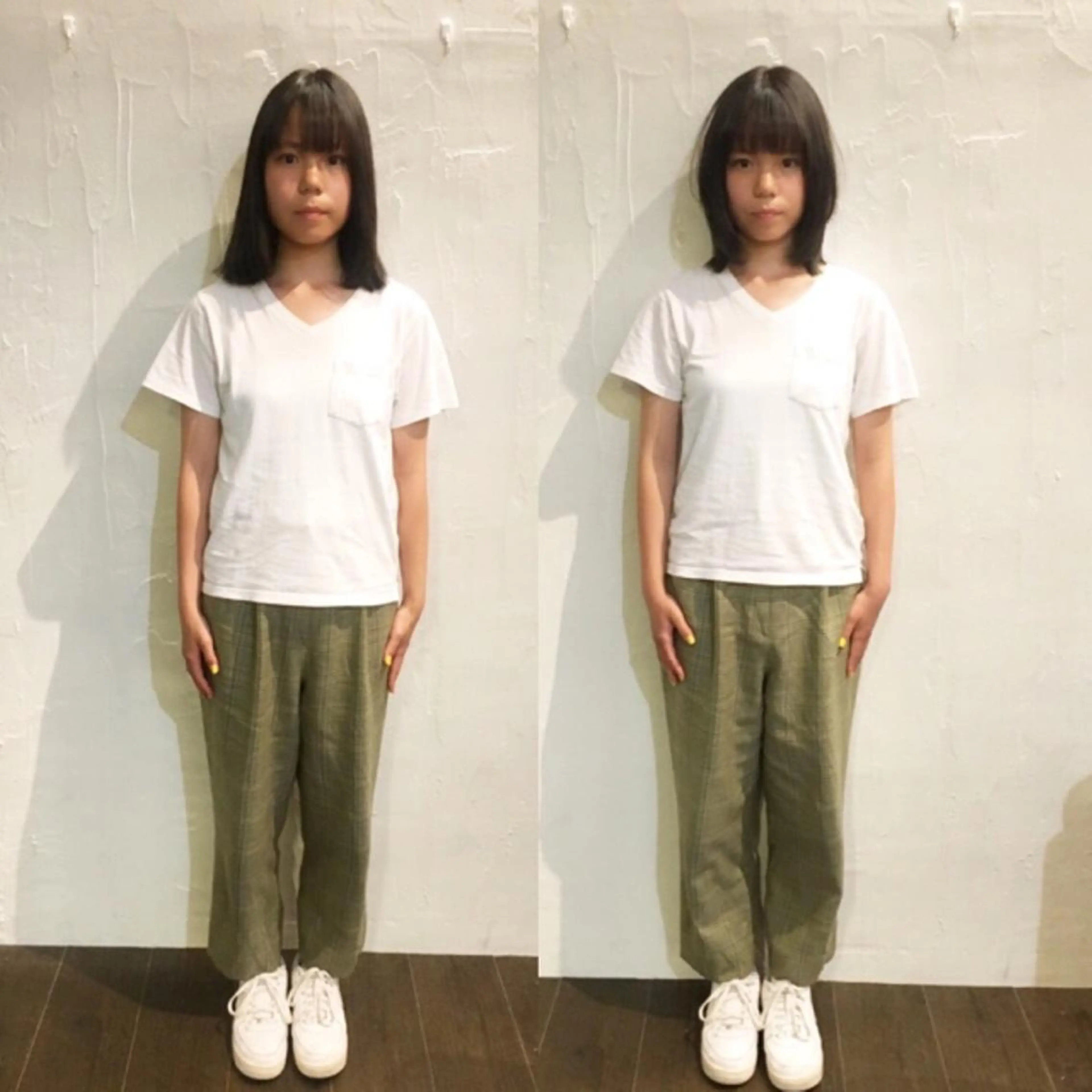 ミディアム 顔周りカット ハイレイヤー レイヤーカット 似合わせカット 小顔カット 髪質改善縮毛矯正 専門店のヘアスタイル