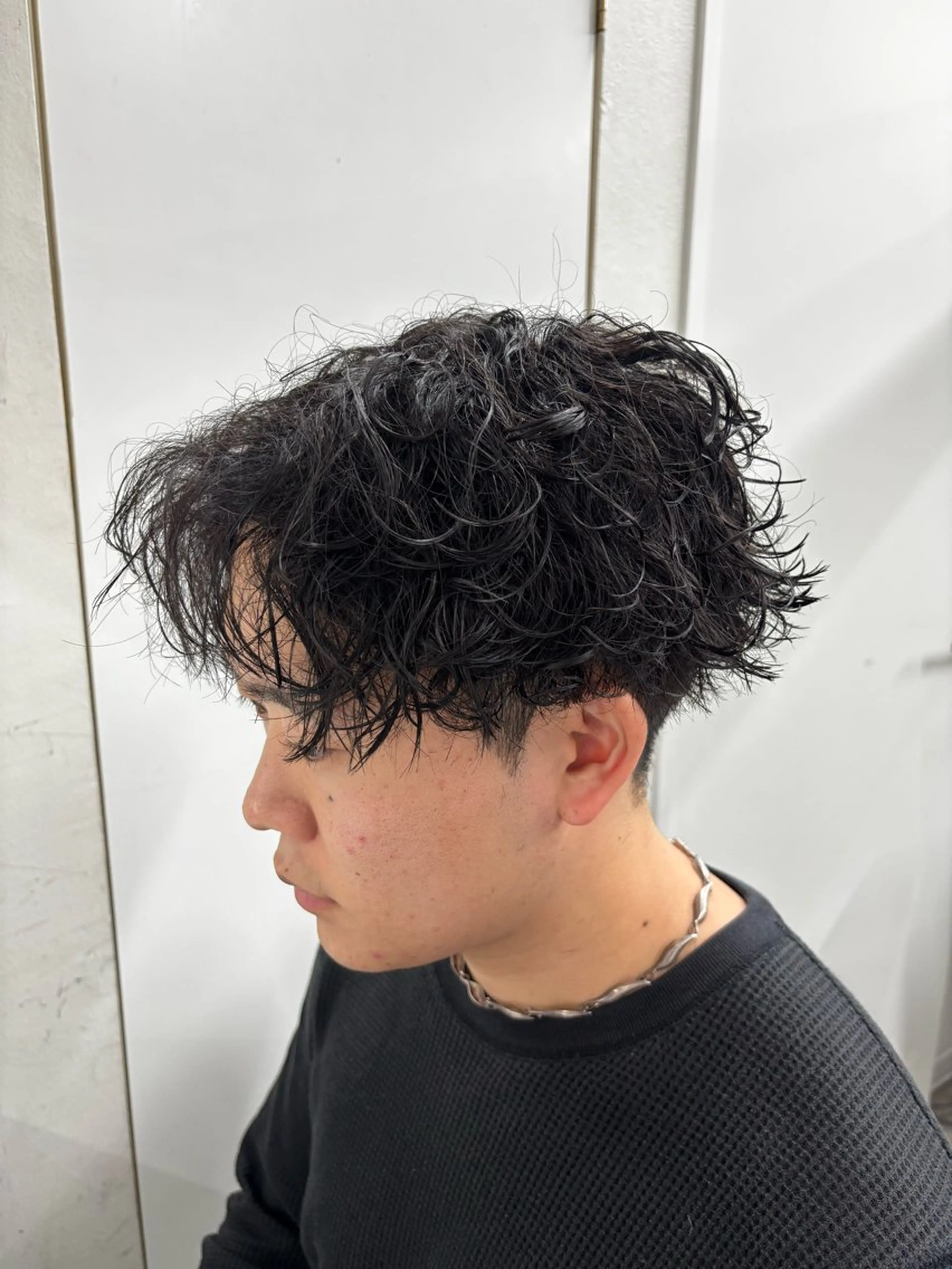 パーマ メンズ カット パーマ メンズ特化✨️ 韓国風パーマ🔥一八のヘアスタイル