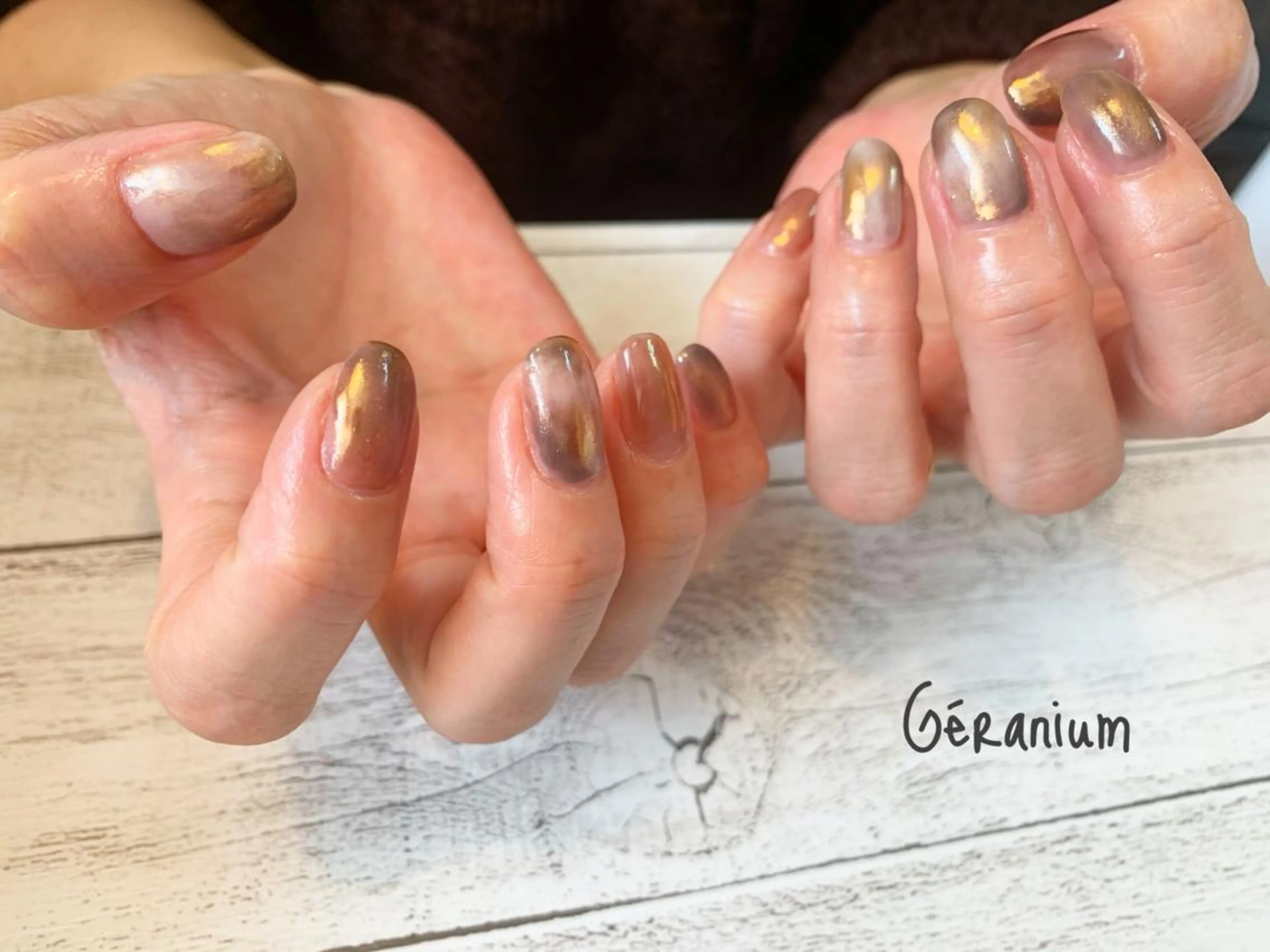 ネイル ハンドネイル GéRanium Harukaのネイルデザイン