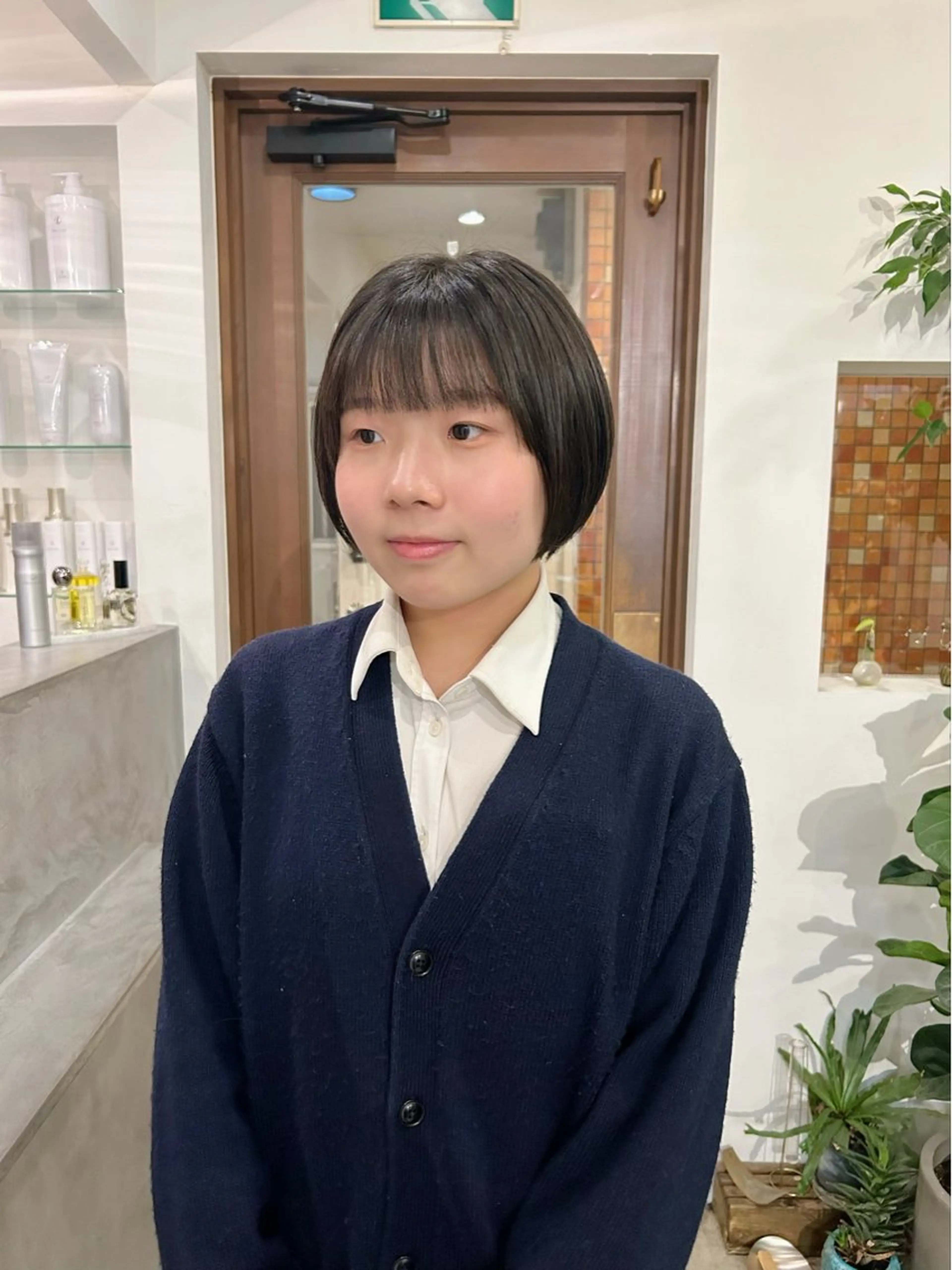 ショート ショートボブ 丸みショート ボブ ショートヘア 谷澤 朋佳のヘアスタイル