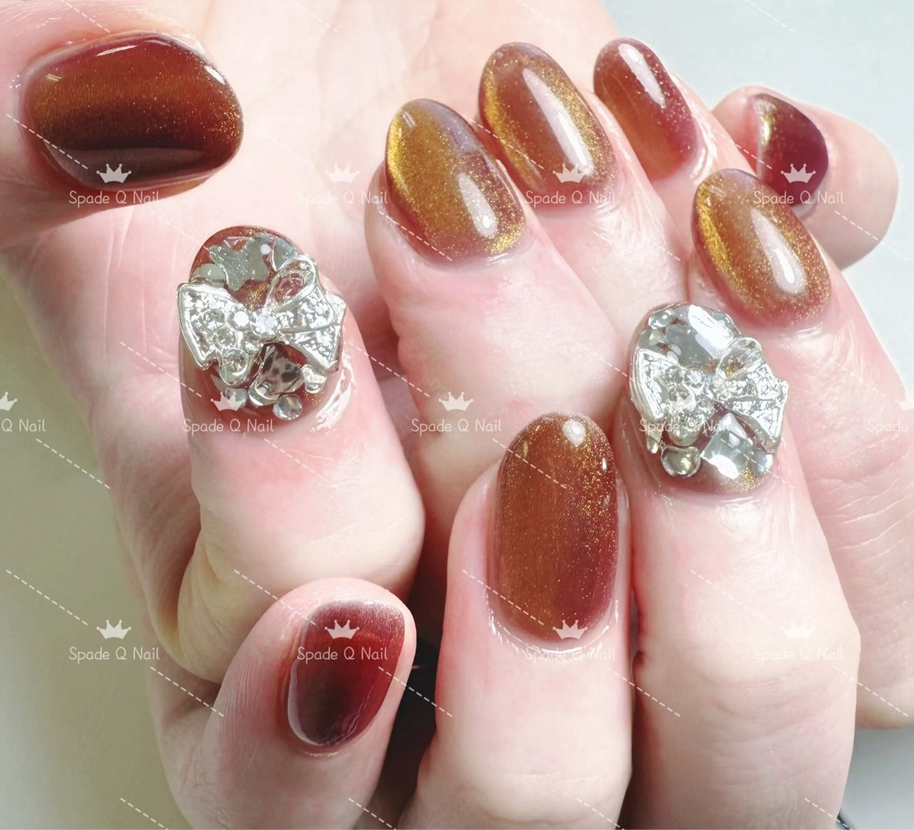 ネイル ハンドネイル ハンドケア Spade Q Nailのネイルデザイン