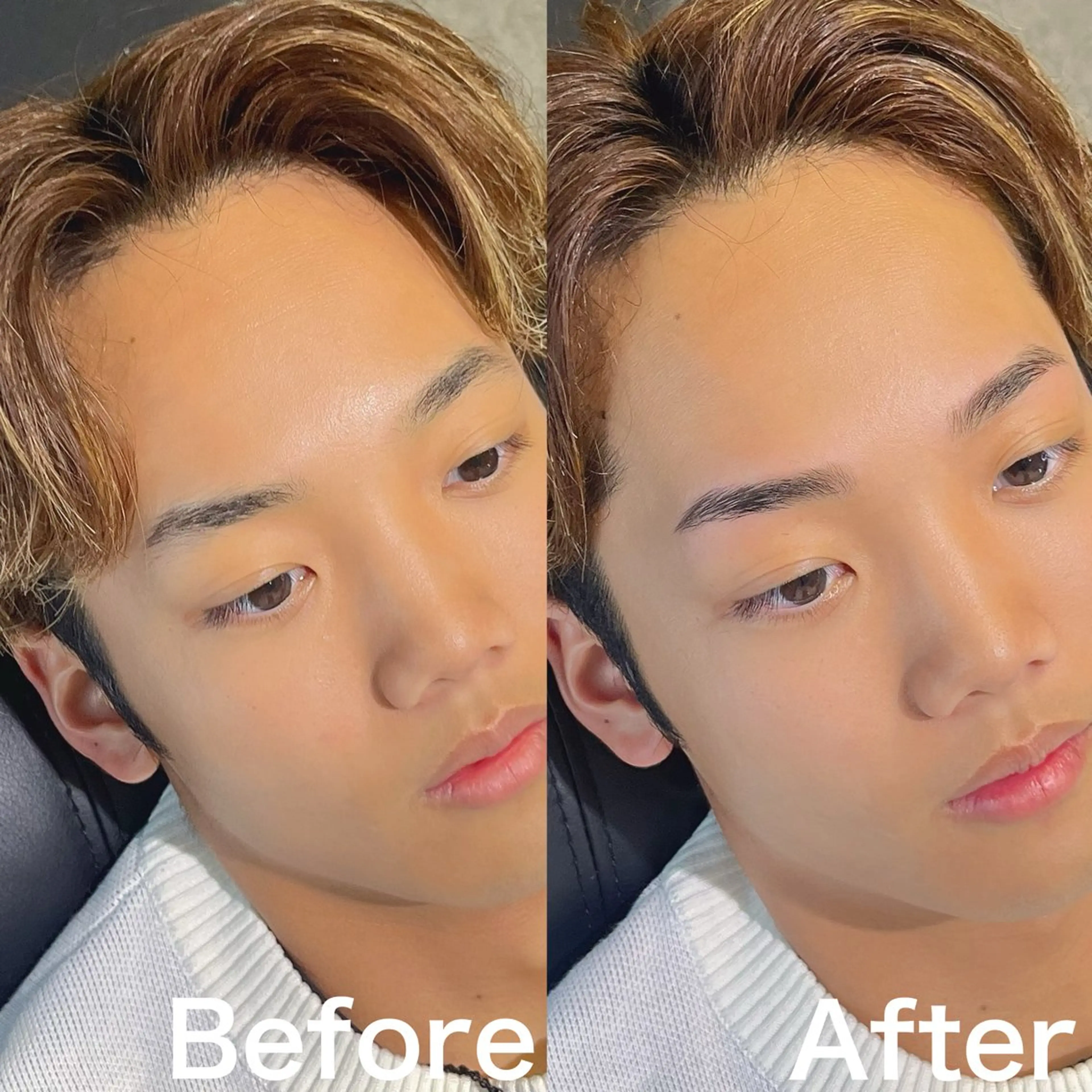 アイブロウ ワックス脱毛 眉カット その他(アイブロウ) 5日◯ Yusukeの眉毛・アイブロウイメージ