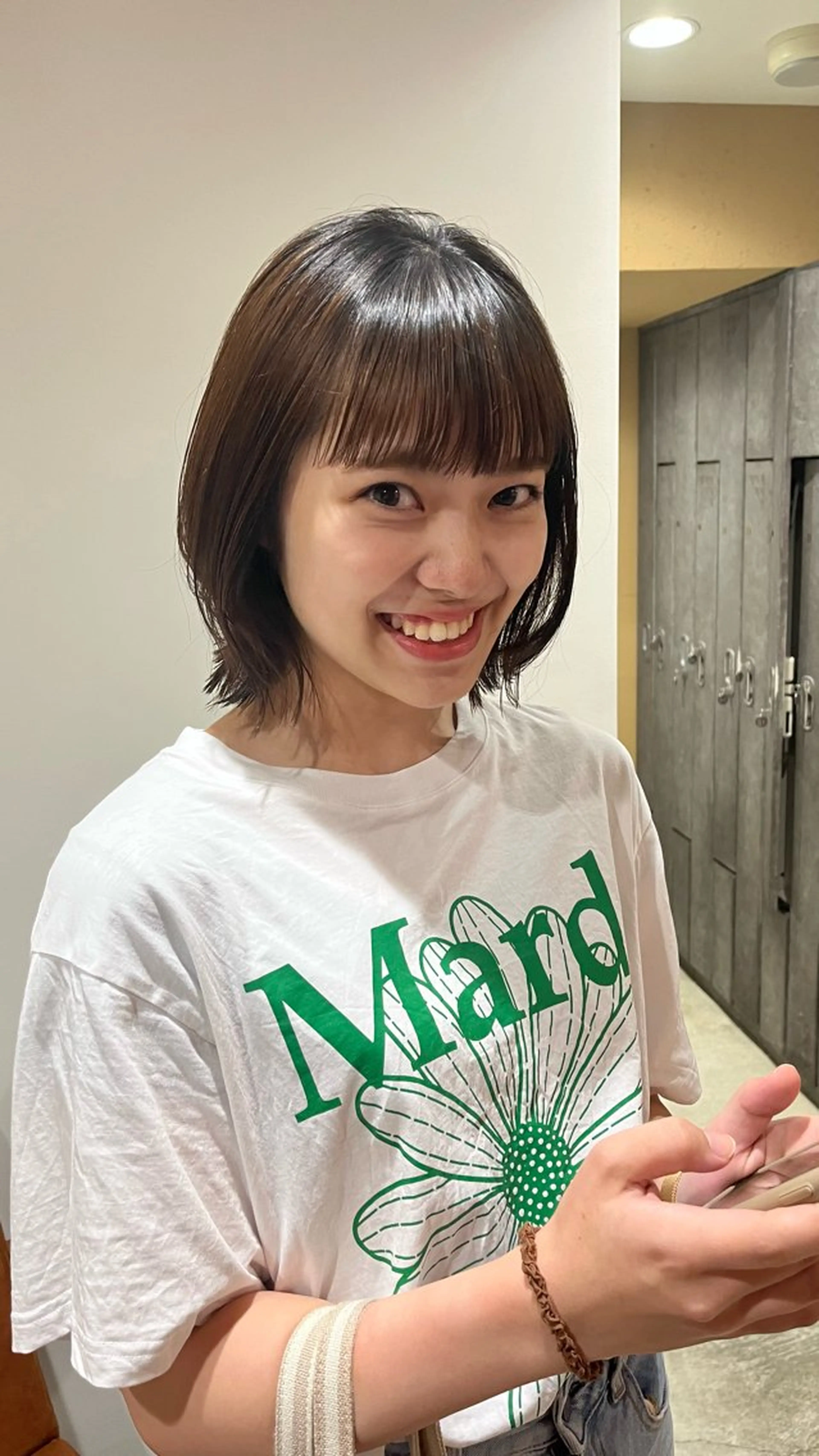 ミディアム ボブレイヤー ボブ レイヤーカット 梅田美容室/カット /Maoのヘアスタイル