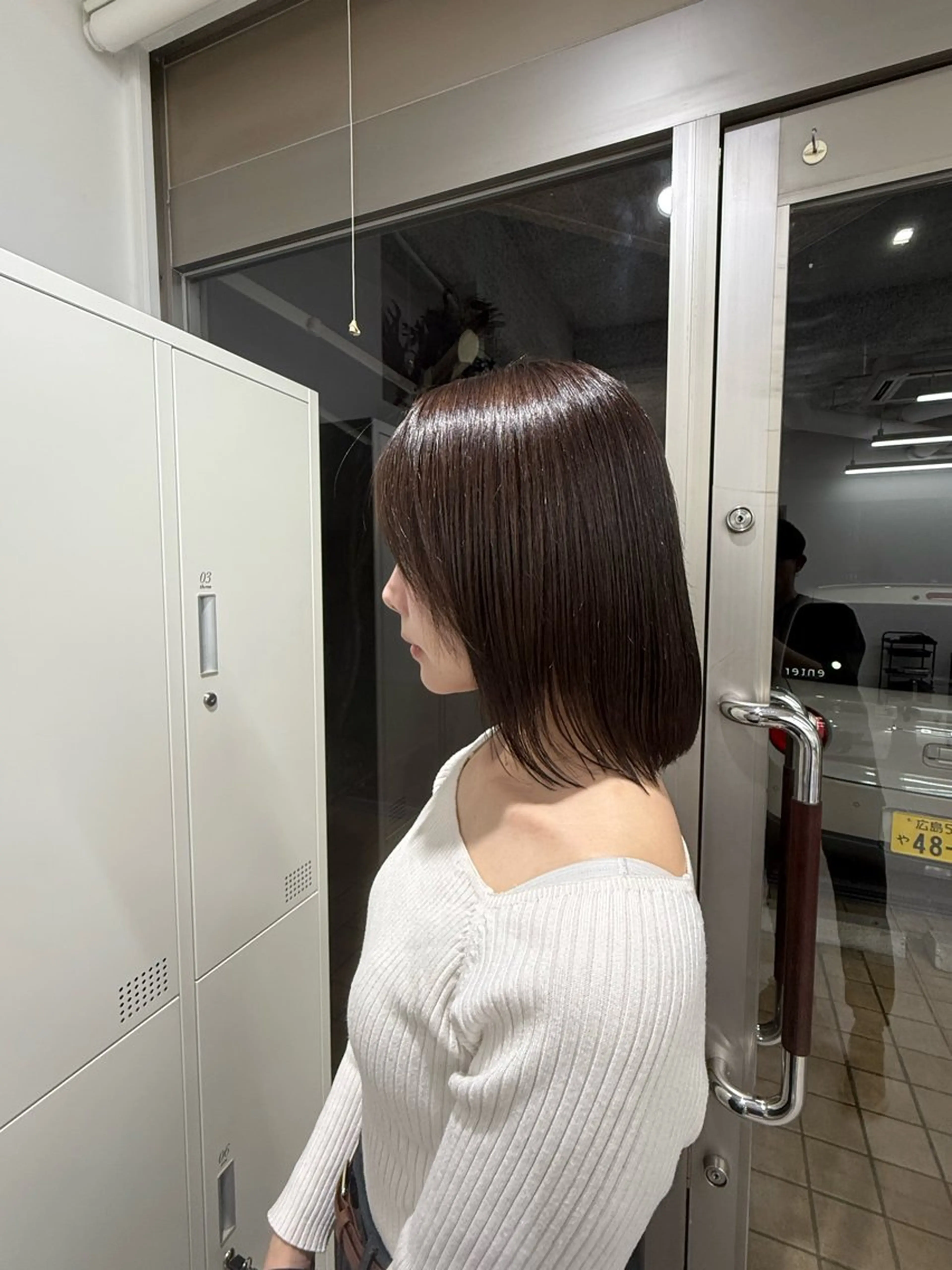 ミディアム カラー ブラウンカラー ヘアカラー 沖部 蓮のヘアスタイル