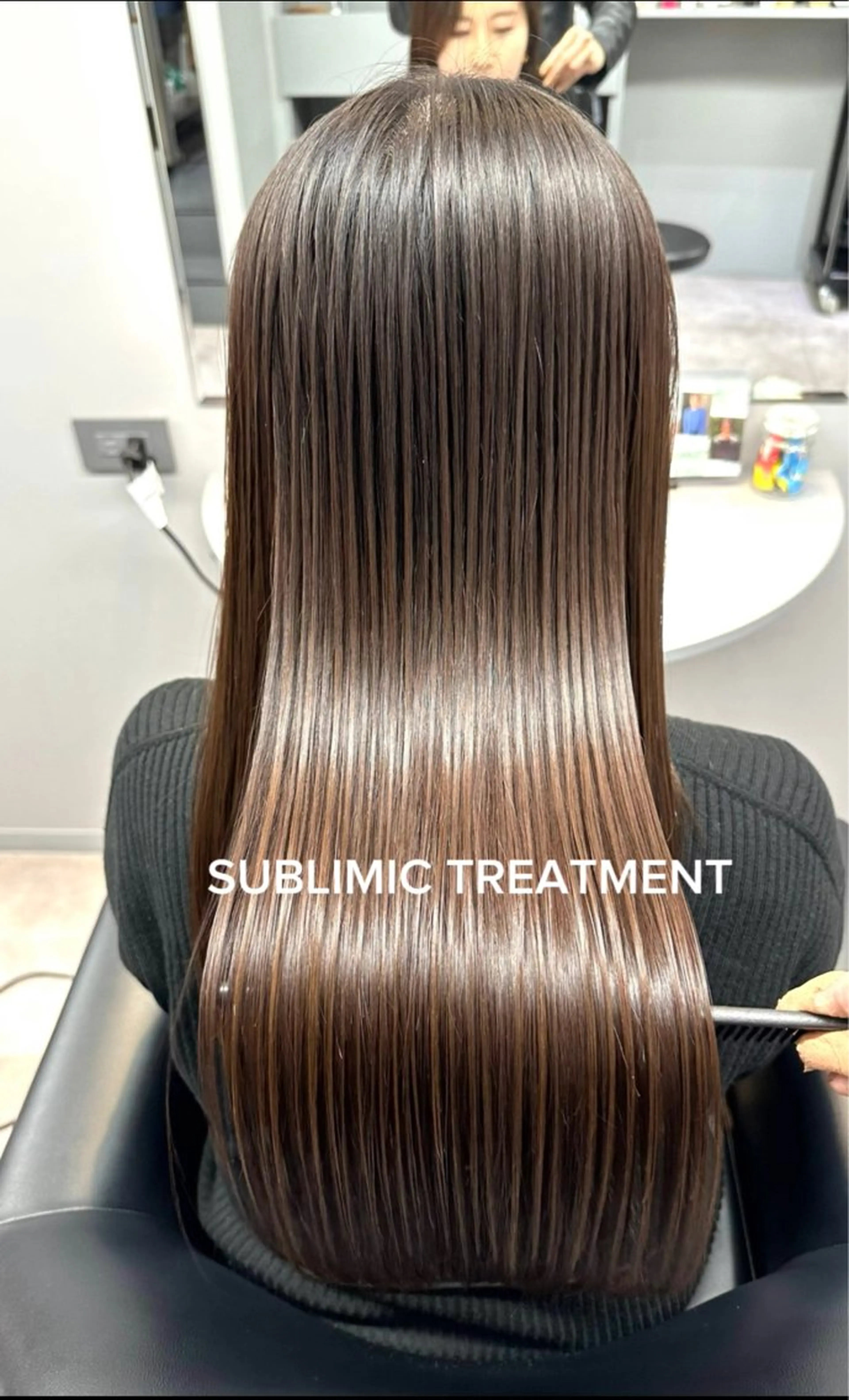 セミロング カラー トリートメント トリートメント 美髪矯正・レイヤー 倉友哉のヘアスタイル