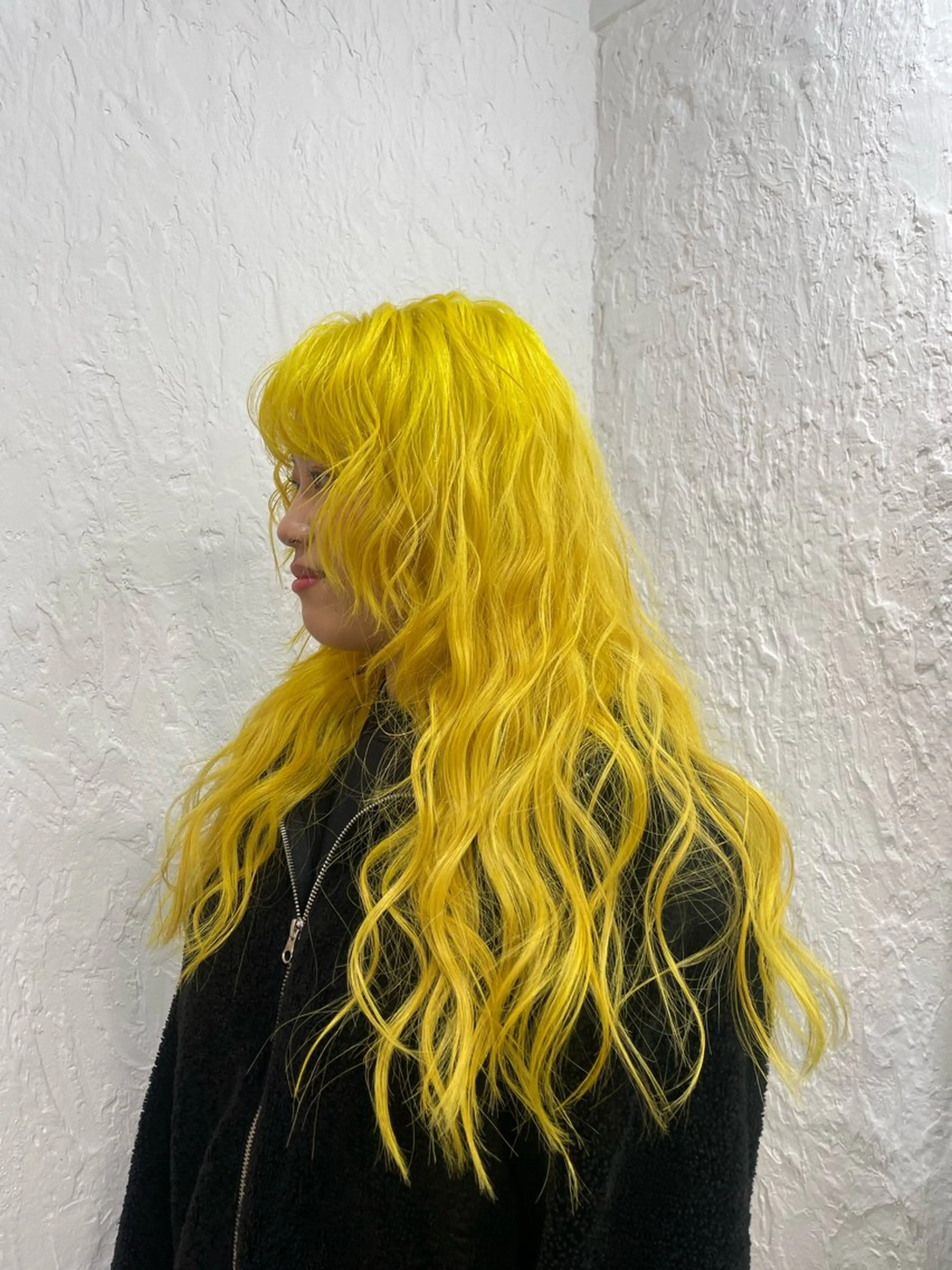 ロング カラー パーマ ヘアアレンジ 🦠デザインカラー/ 魚瀬あおい🦠のヘアスタイル