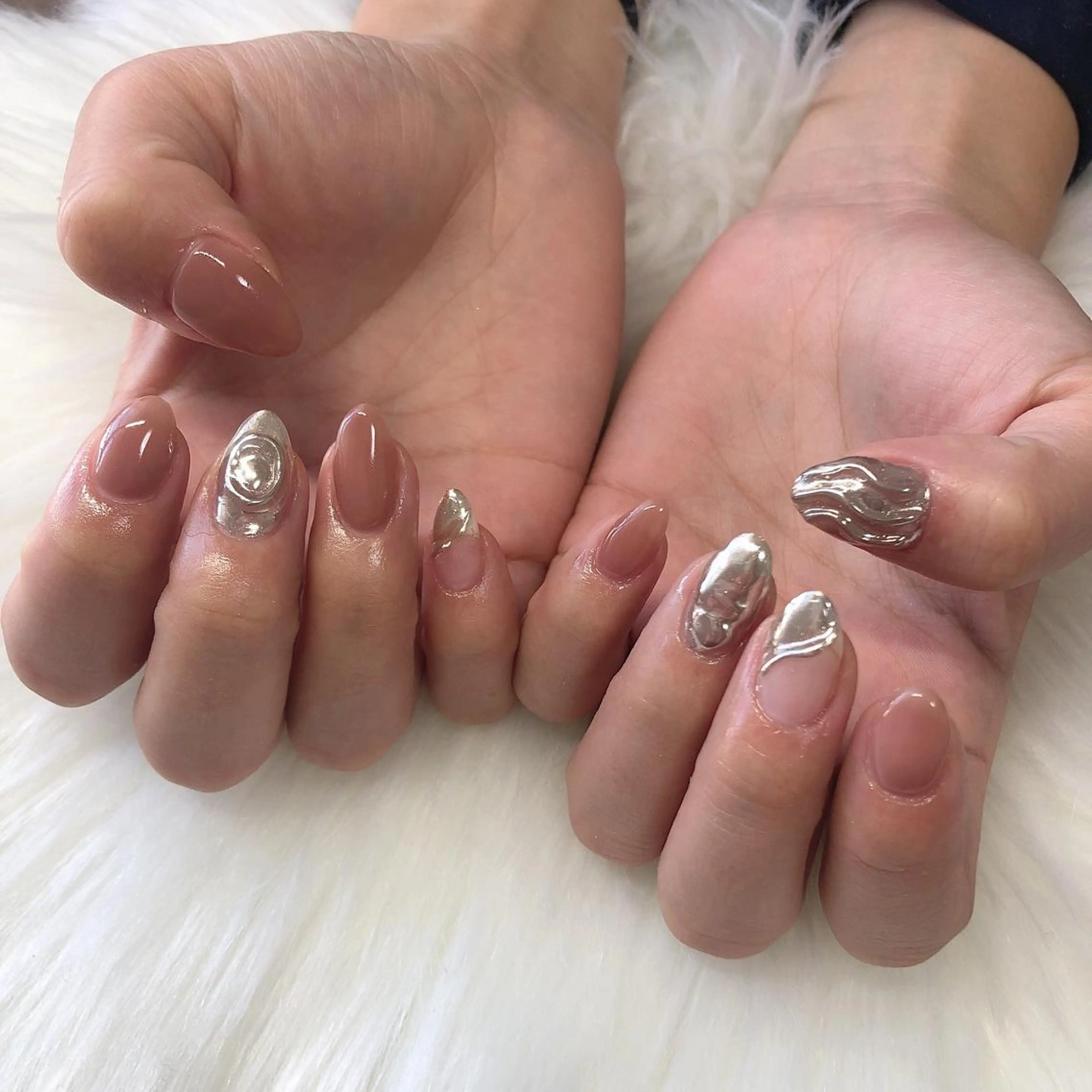 ネイル ハンドネイル 西岡 杏のネイルデザイン