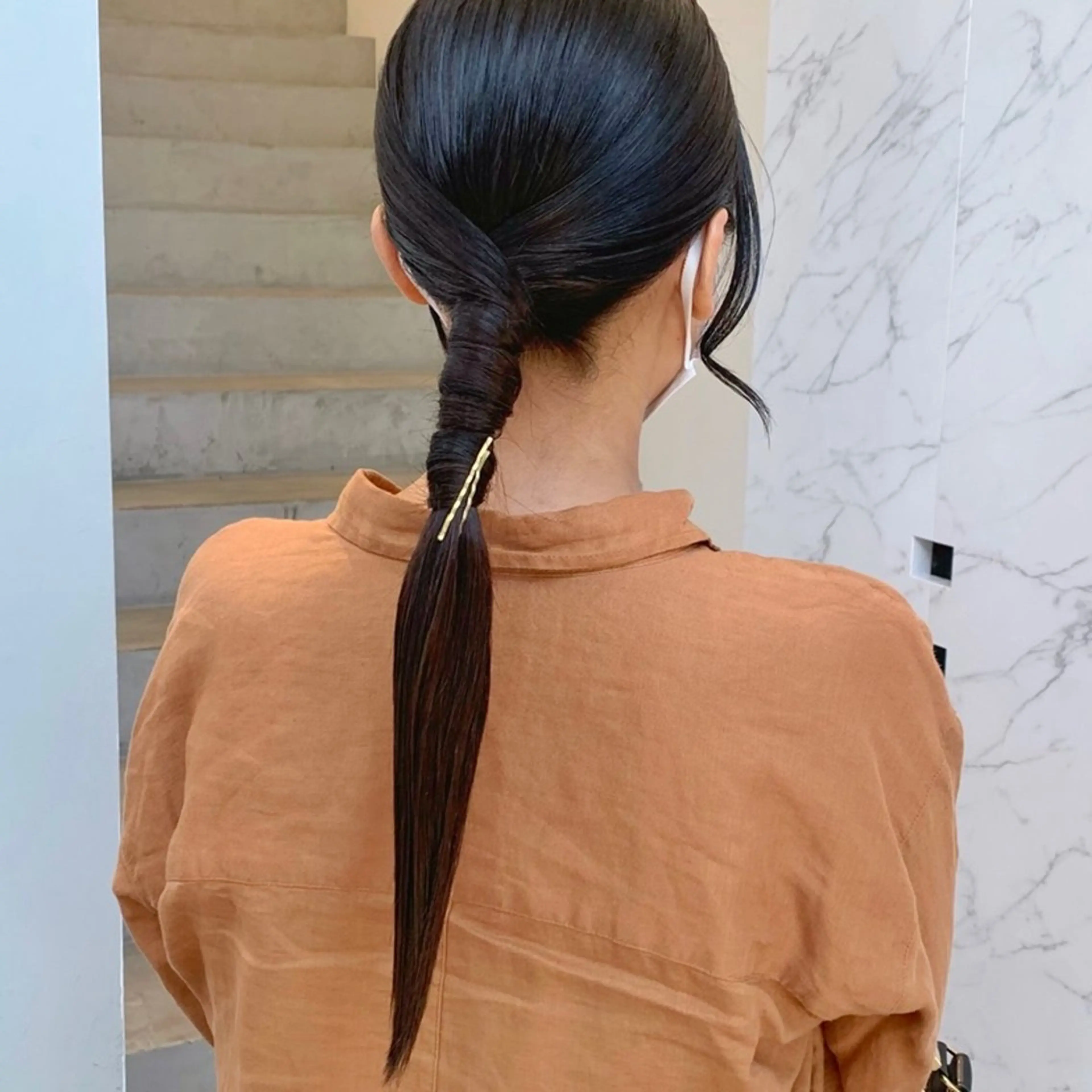 ロング ヘアアレンジ aoi /パーマ /まるみショートのヘアスタイル