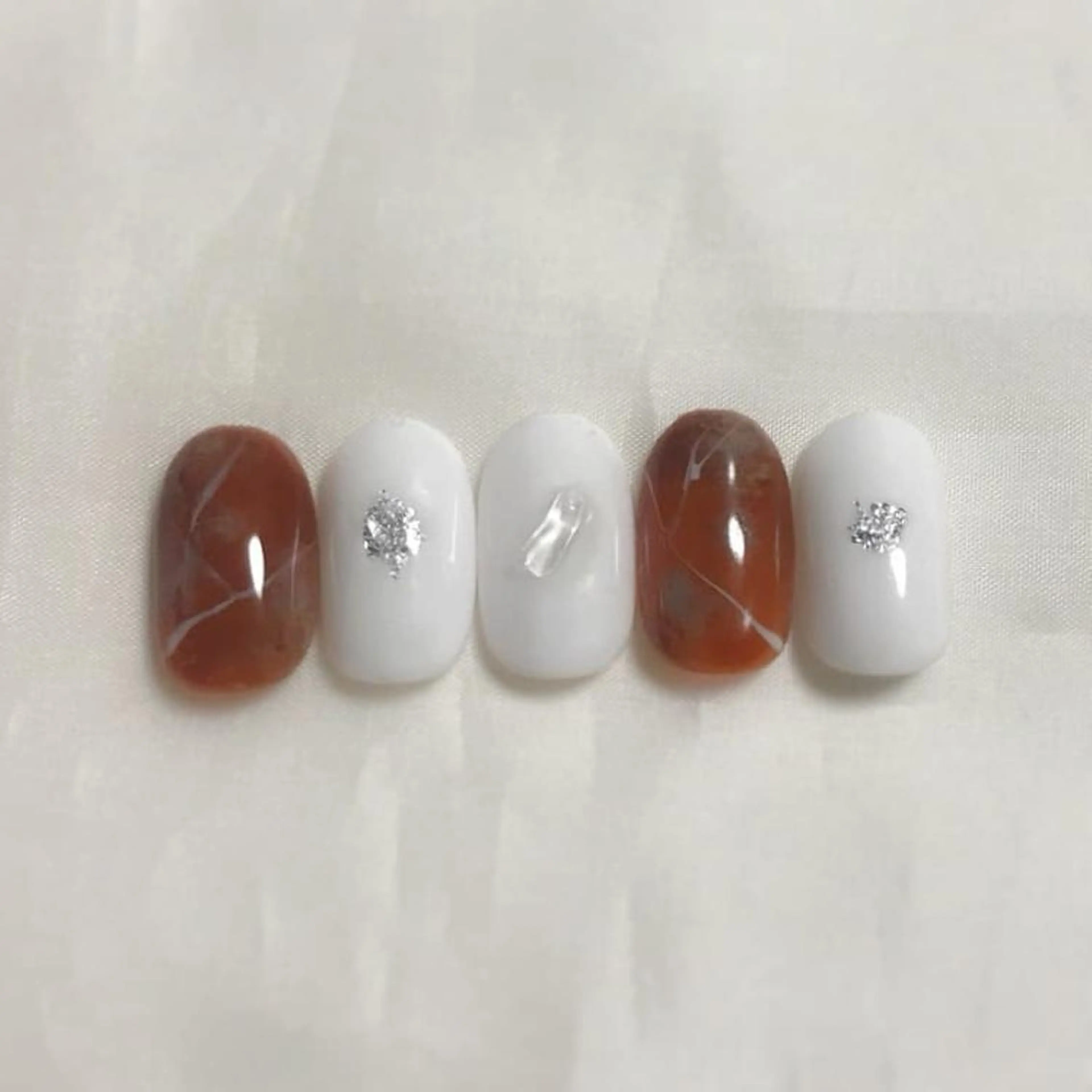 ネイル 大理石ネイル(マーブル) ハンドネイル ハンドケア lylynail YUUKAのネイルデザイン