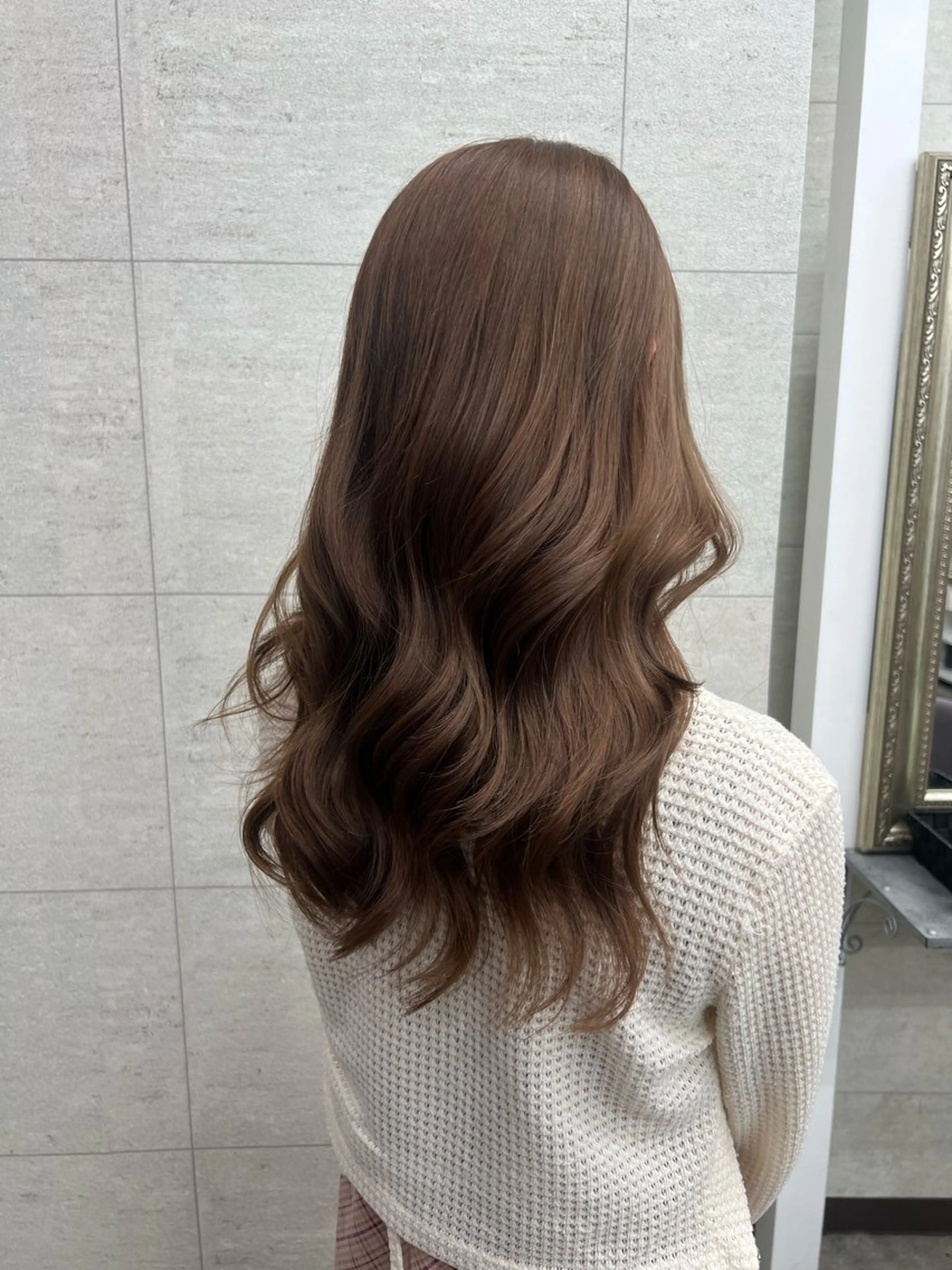 ロング カラー E:terne大宮店 ディレクター豊島穂希のヘアスタイル