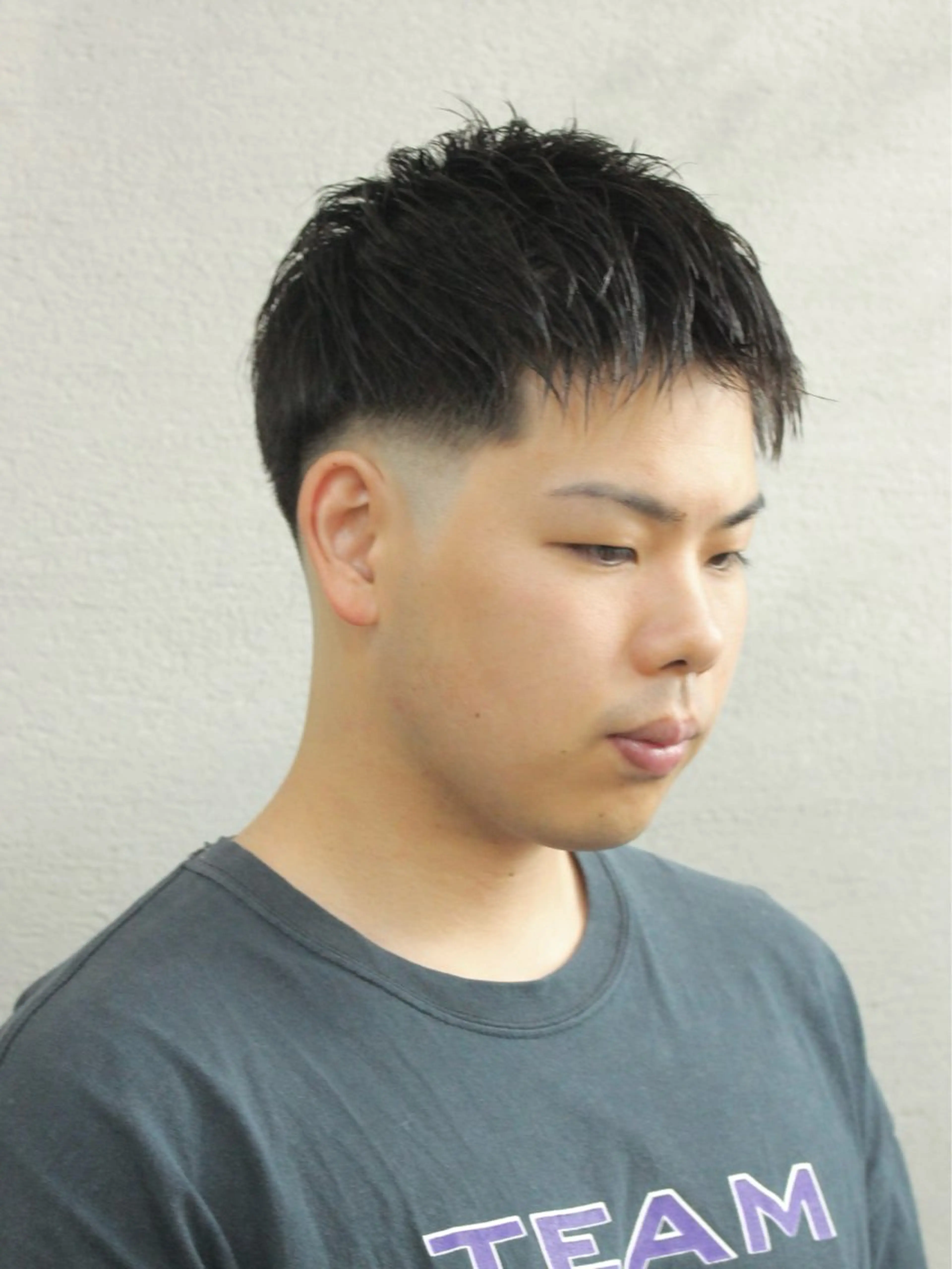 ショート メンズ フェードカット メンズ/ケアパーマ /hayashiのヘアスタイル