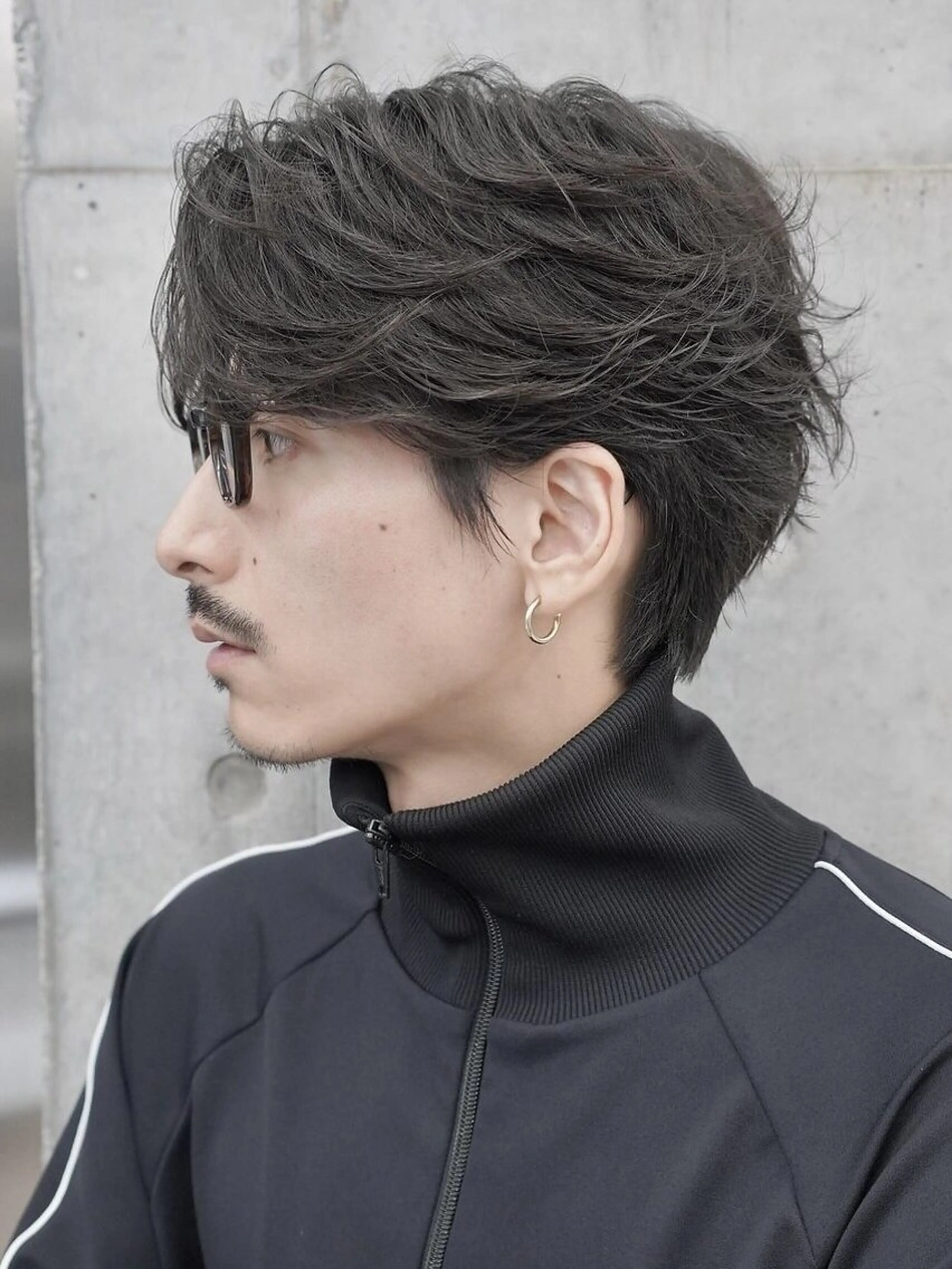 パーマ メンズ カット パーマ 安藤幹人 メンズパーマのヘアスタイル