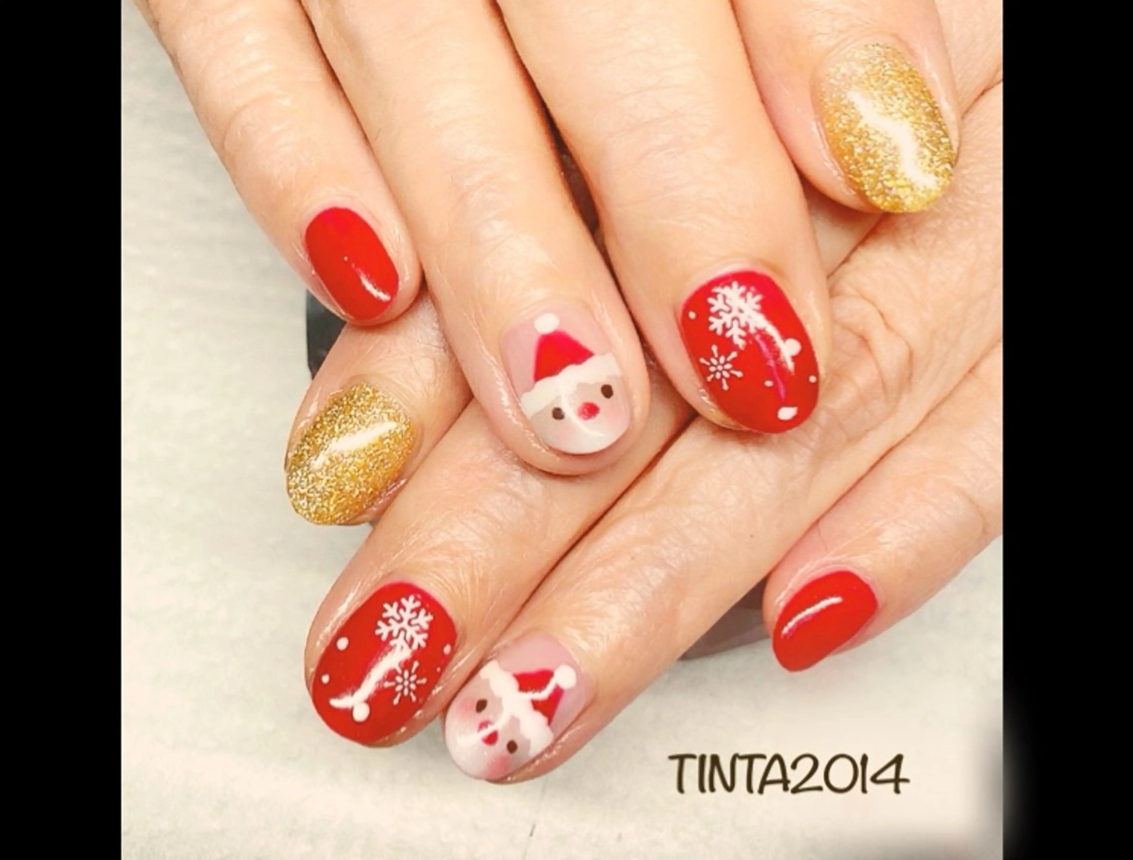 ネイル 冬ネイル クリスマス 馬場 典子のネイルデザイン