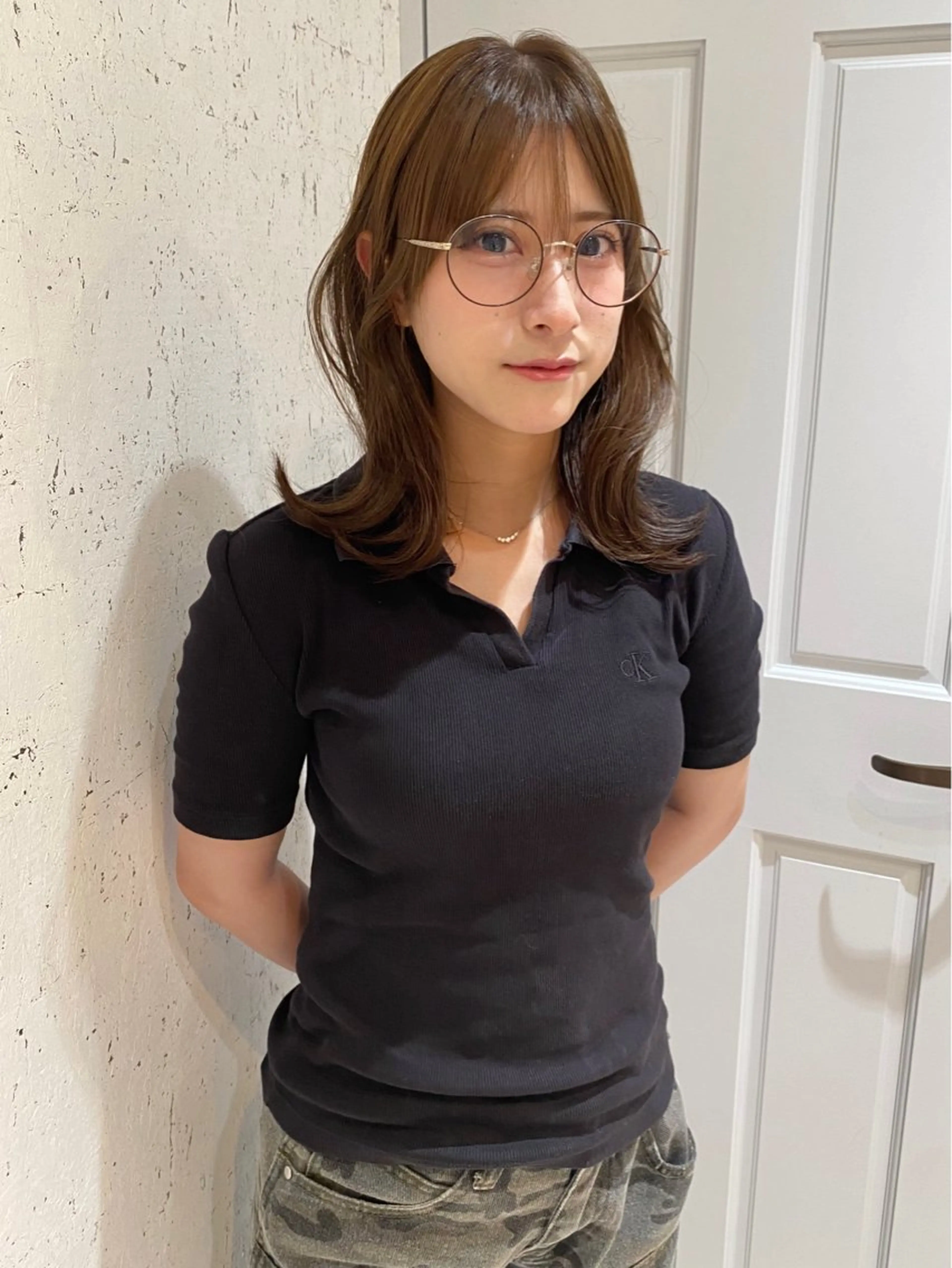 ミディアム カラー mai / linoah˚✧のヘアスタイル