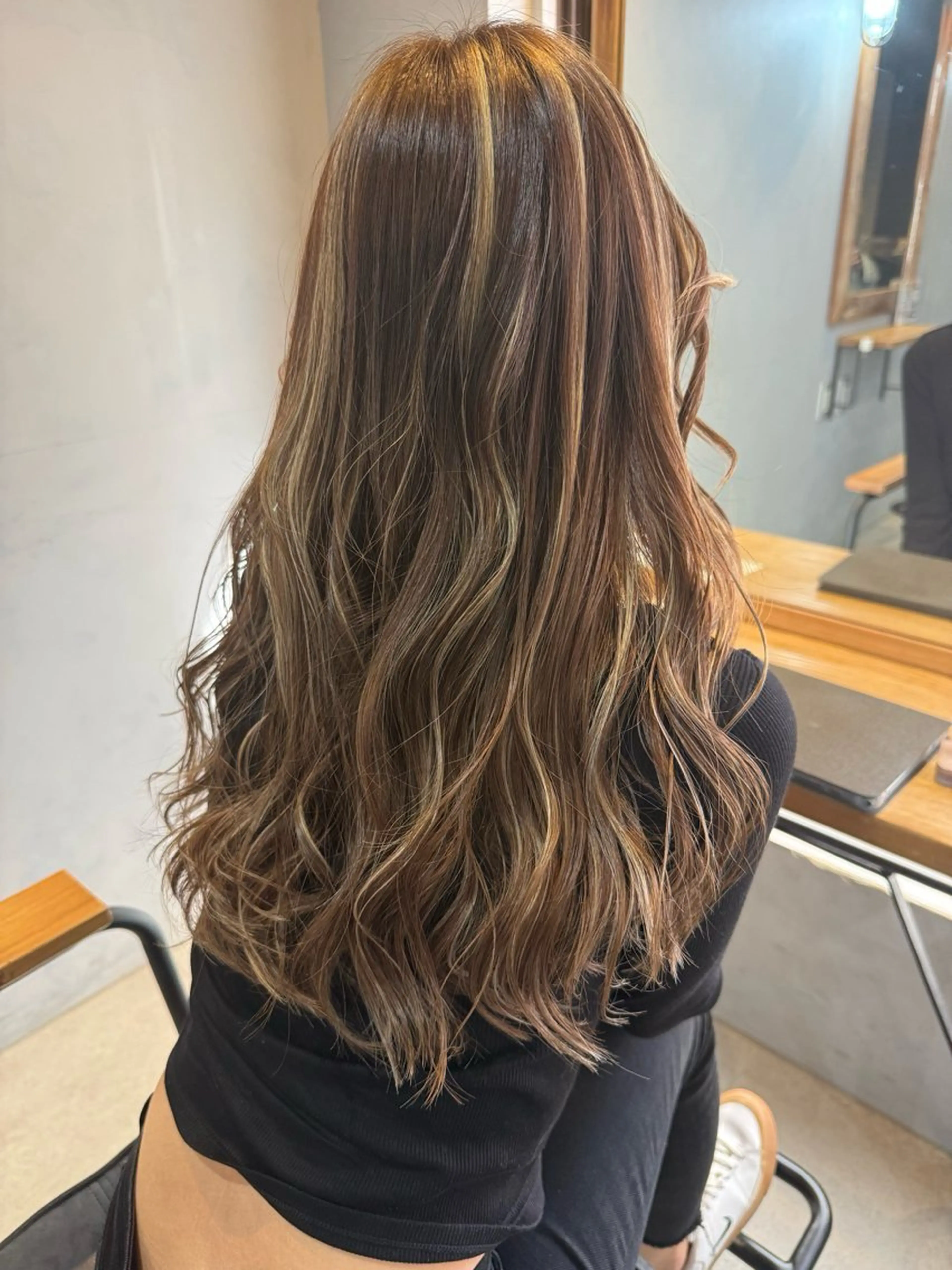 ロング カラー 鳥丸 真一のヘアスタイル