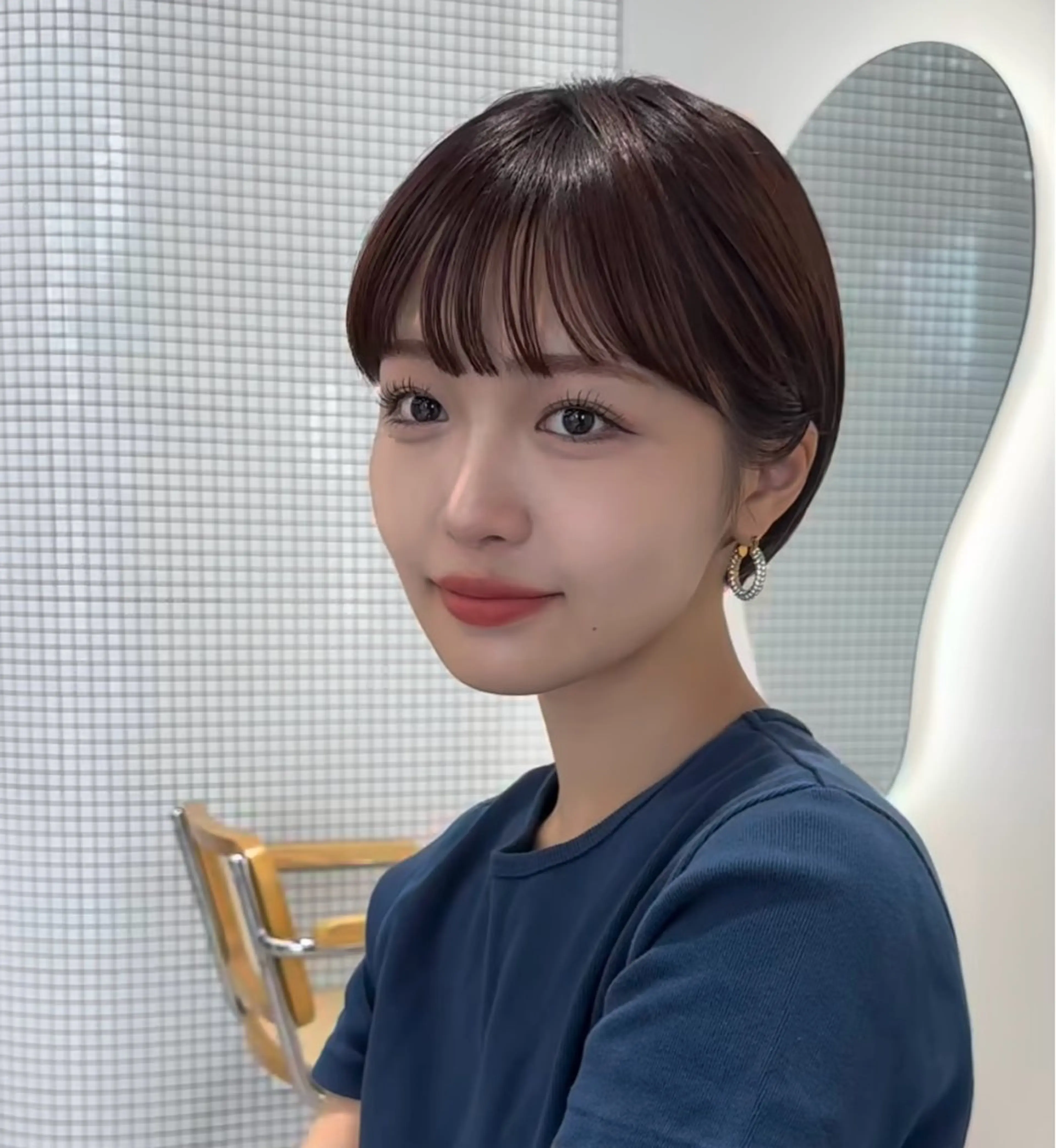 ショート カラー 似合わせカット ショートヘア トリートメント ミディアムヘア Chifumiのヘアスタイル