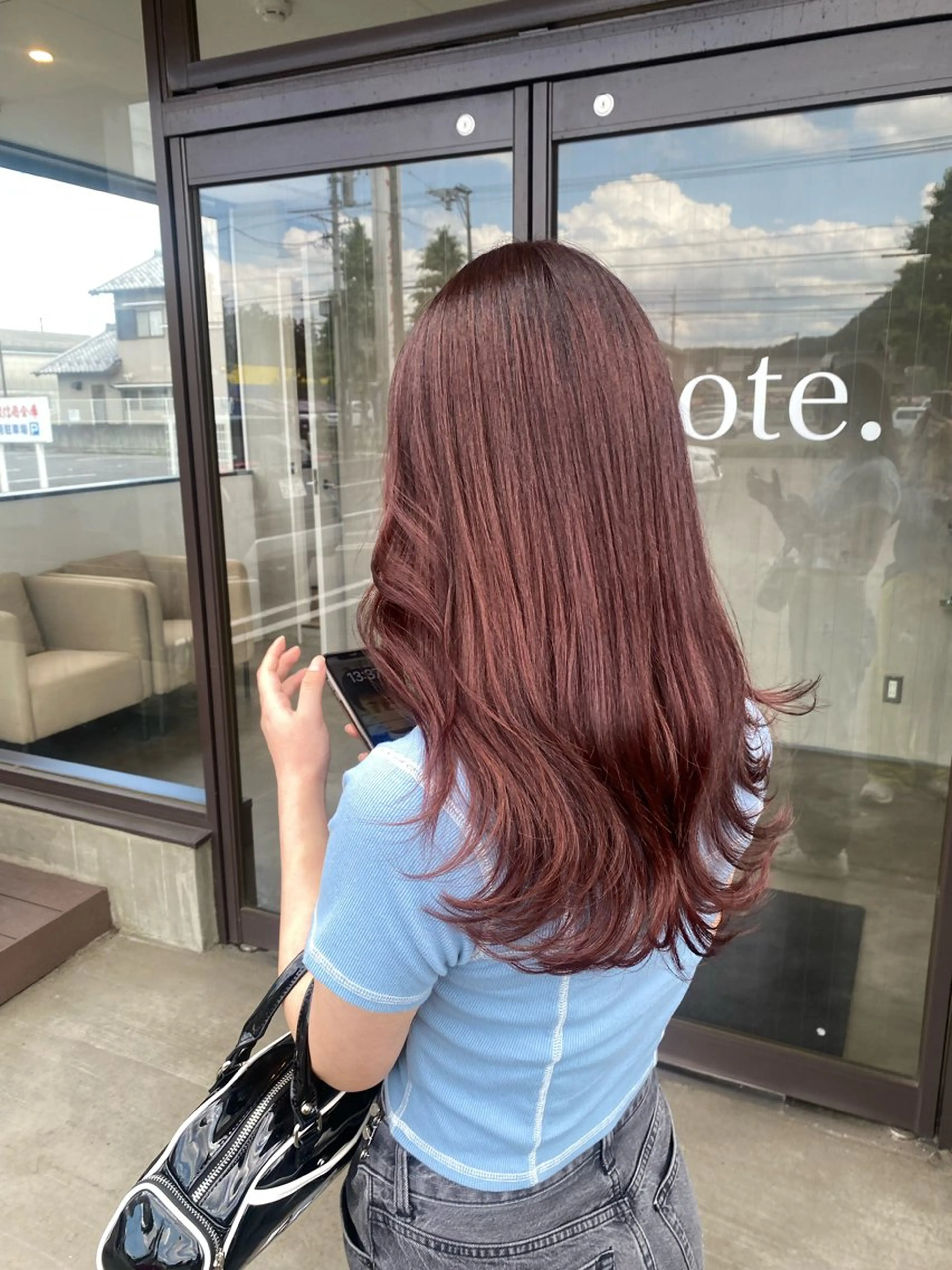 ロング カラー カット ヘアカラー トリートメント 透明感カラー 天羅のヘアスタイル