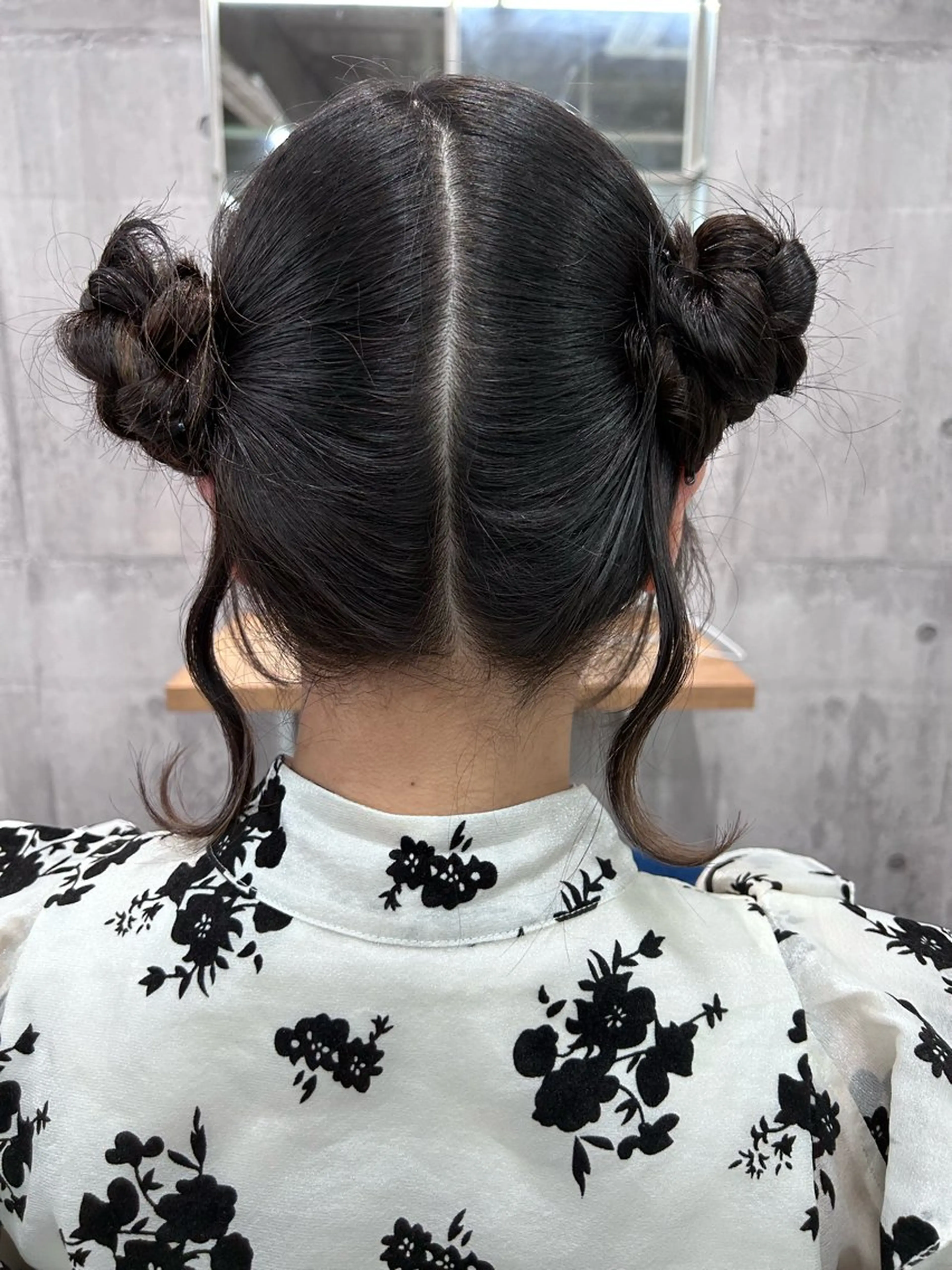 ミディアム ヘアアレンジ ミディアムパーマ ケアカラー ハイライト 髪質改善 レイヤーカット ヘアセット newi赤羽 ✂️KEN✂️のヘアスタイル
