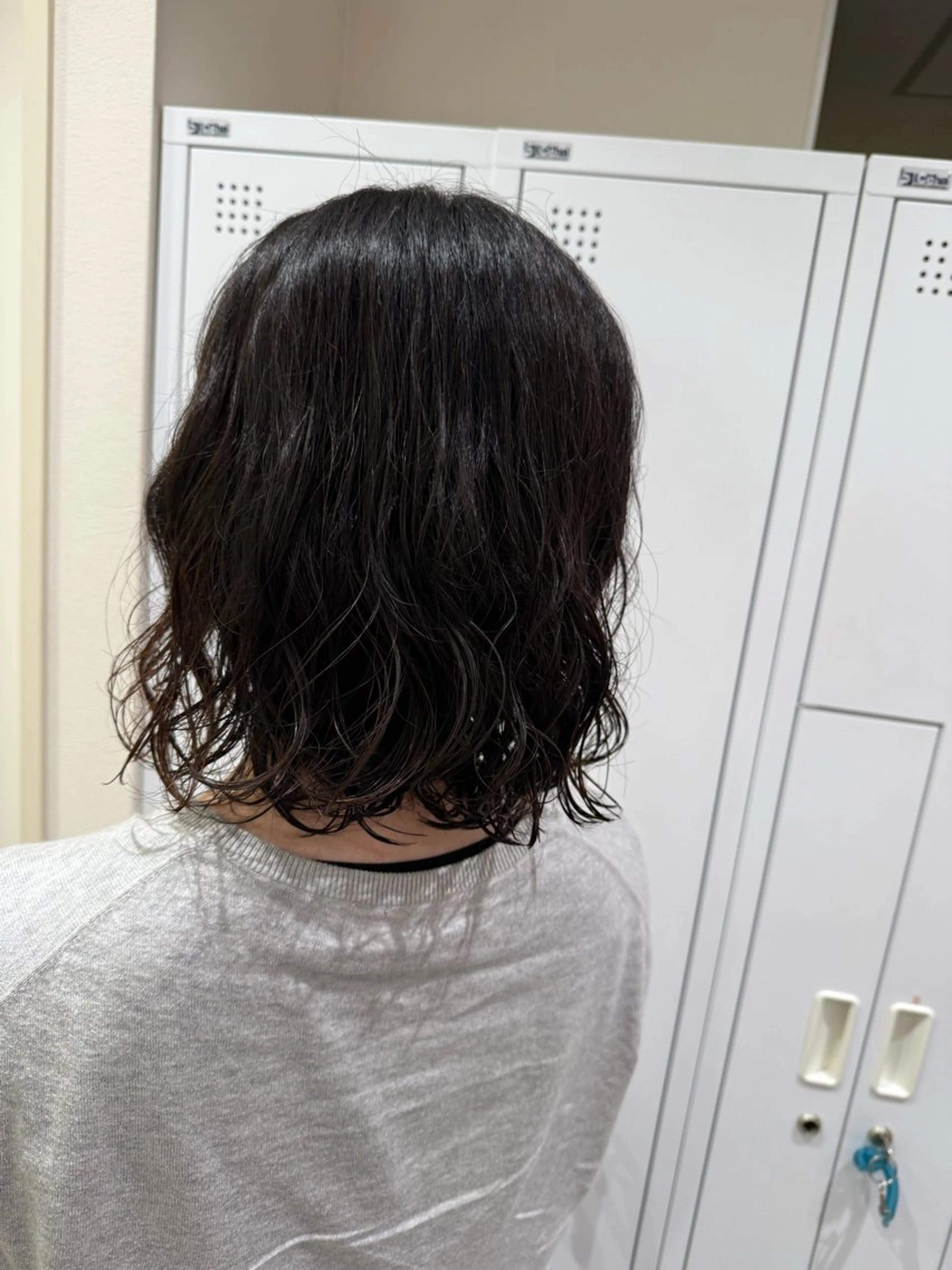 ミディアム ミディアムパーマ カット パーマ 松平 拓巳のヘアスタイル