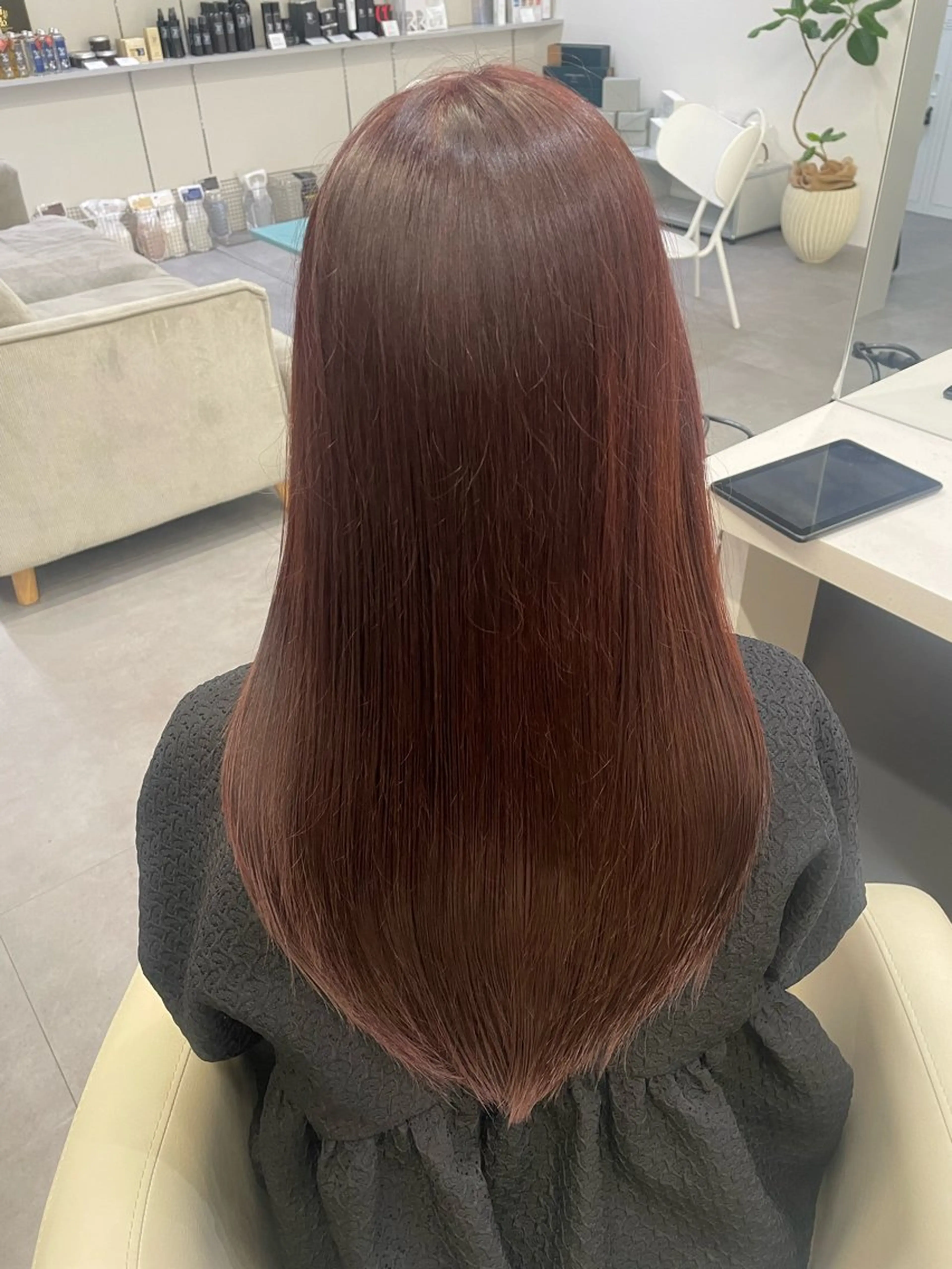 カラー カシス カラーモデル募集/ 森本明花のヘアスタイル