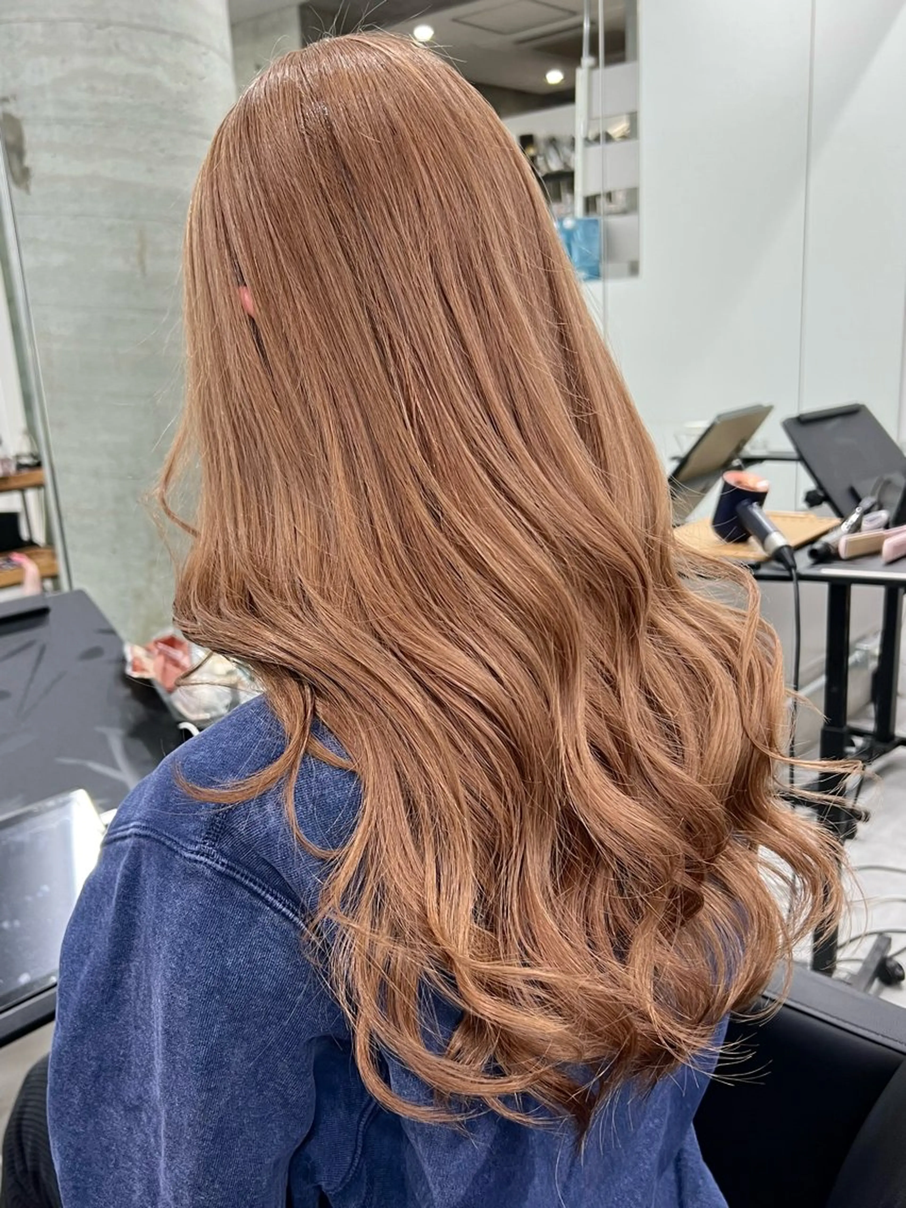 ミディアム ヘアカラー トリートメント azusa/心斎橋/ ハイトーンカラーのヘアスタイル