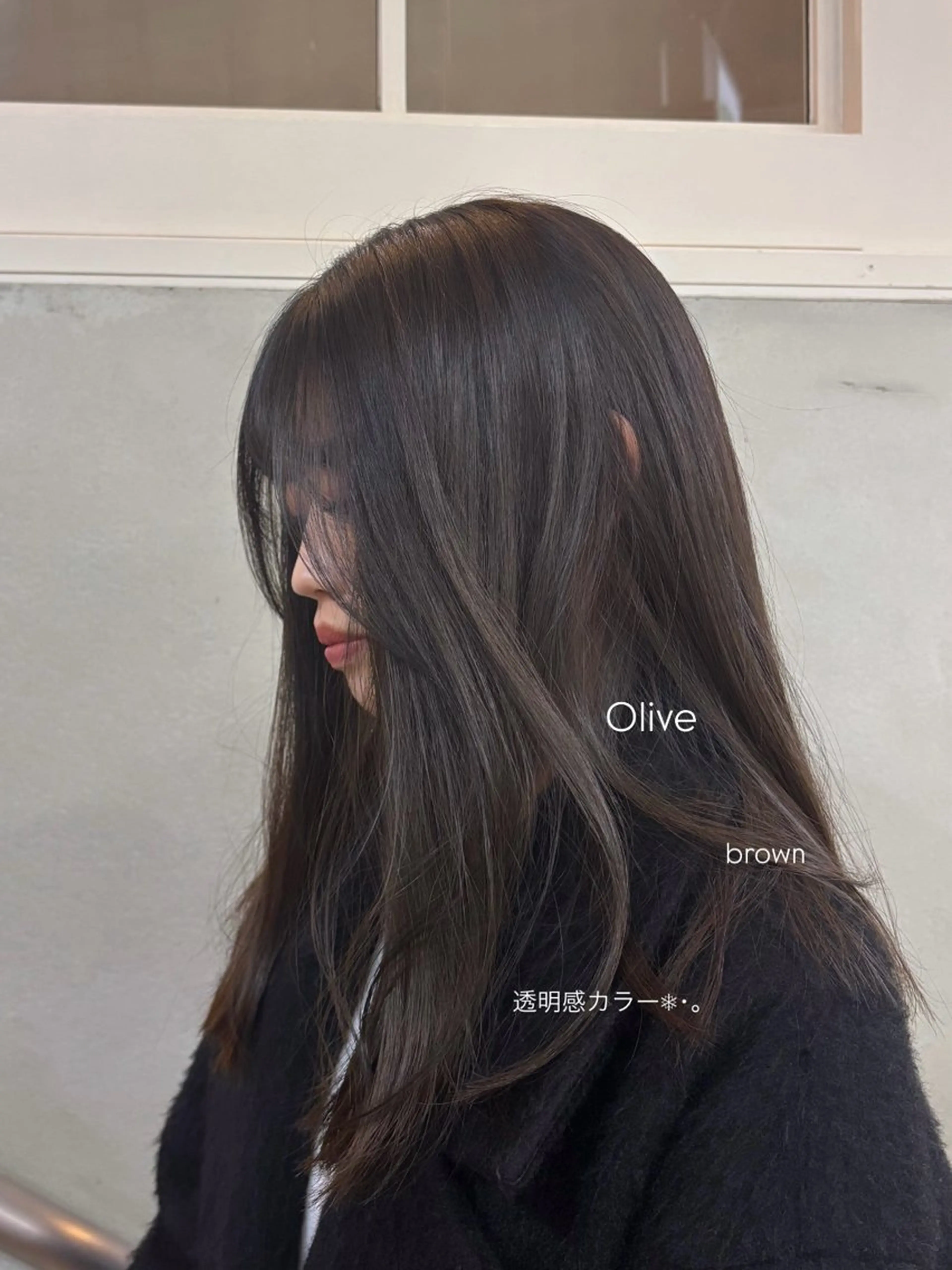 セミロング カラー コトノ /透明感カラー🧡のヘアスタイル