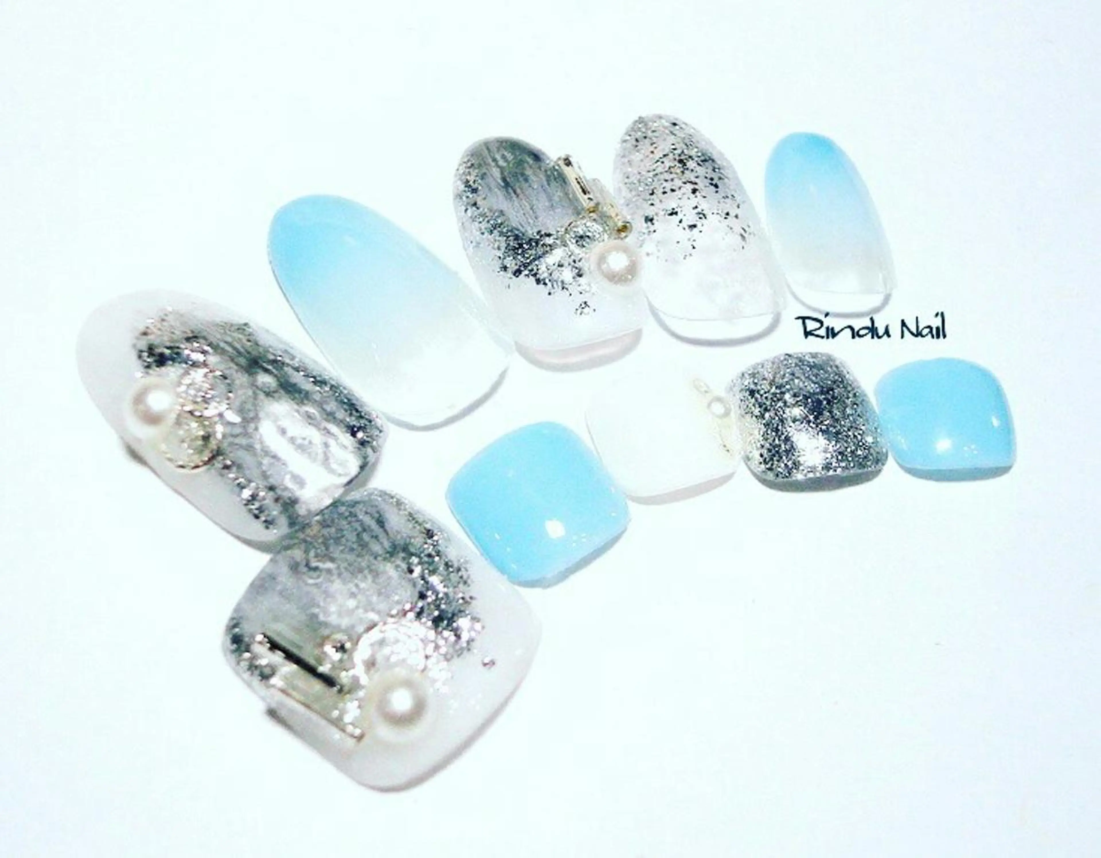 ネイル フットネイル Rindu Nail 名駅miniのネイルデザイン