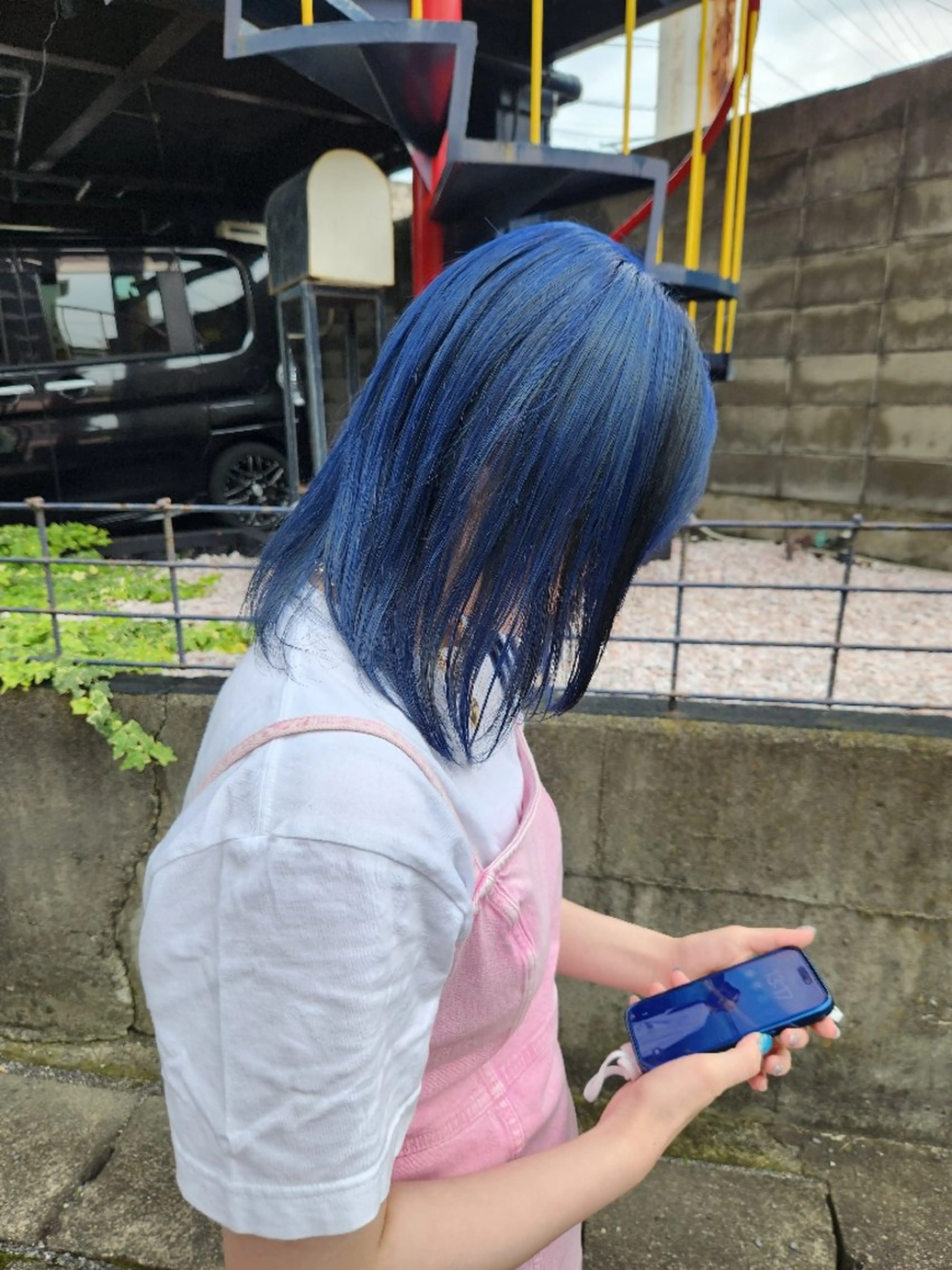 ミディアム カラー 近藤 那果のヘアスタイル