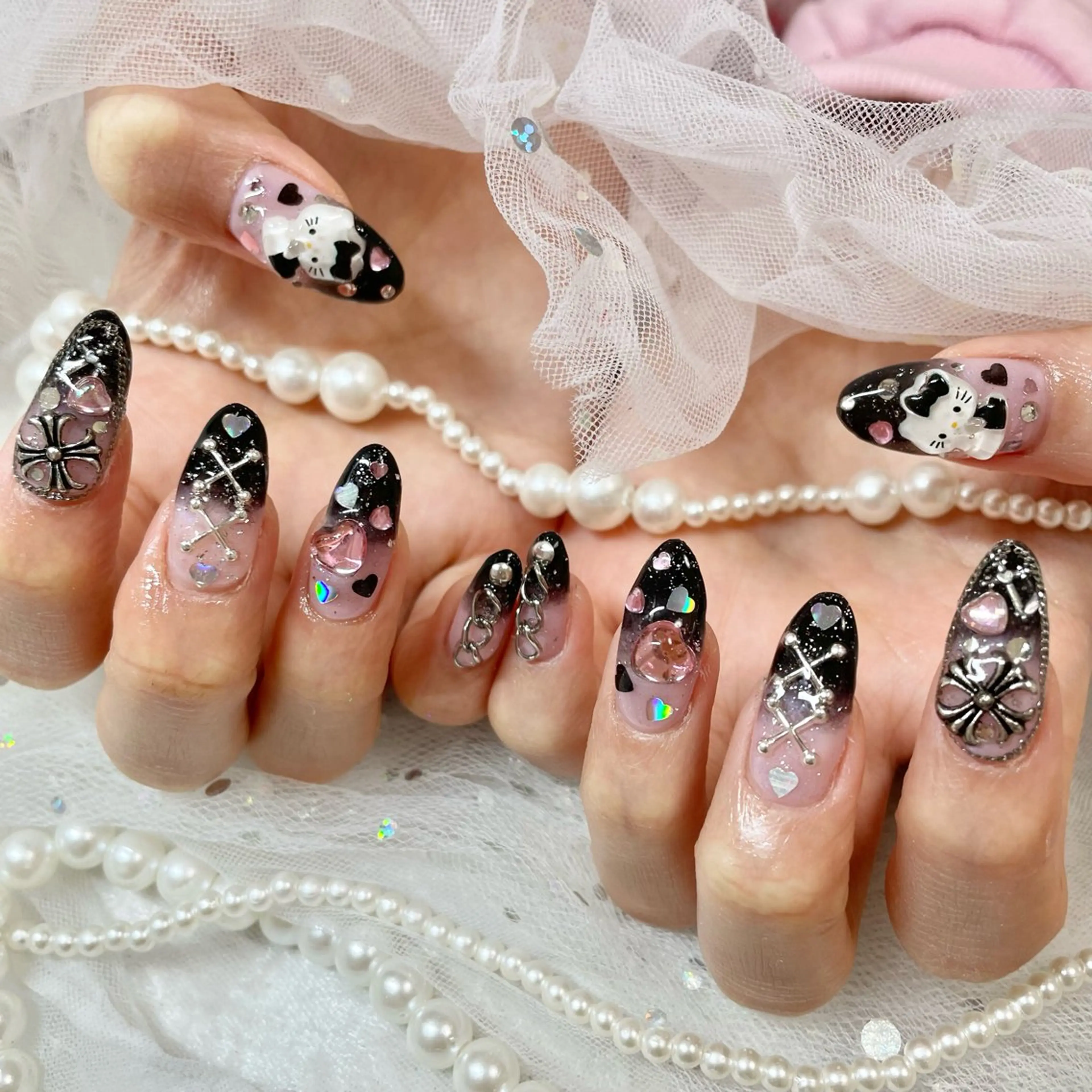 ネイル ハンドネイル フットネイル 🎀AYAKO 🎀中韓ネイルのネイルデザイン