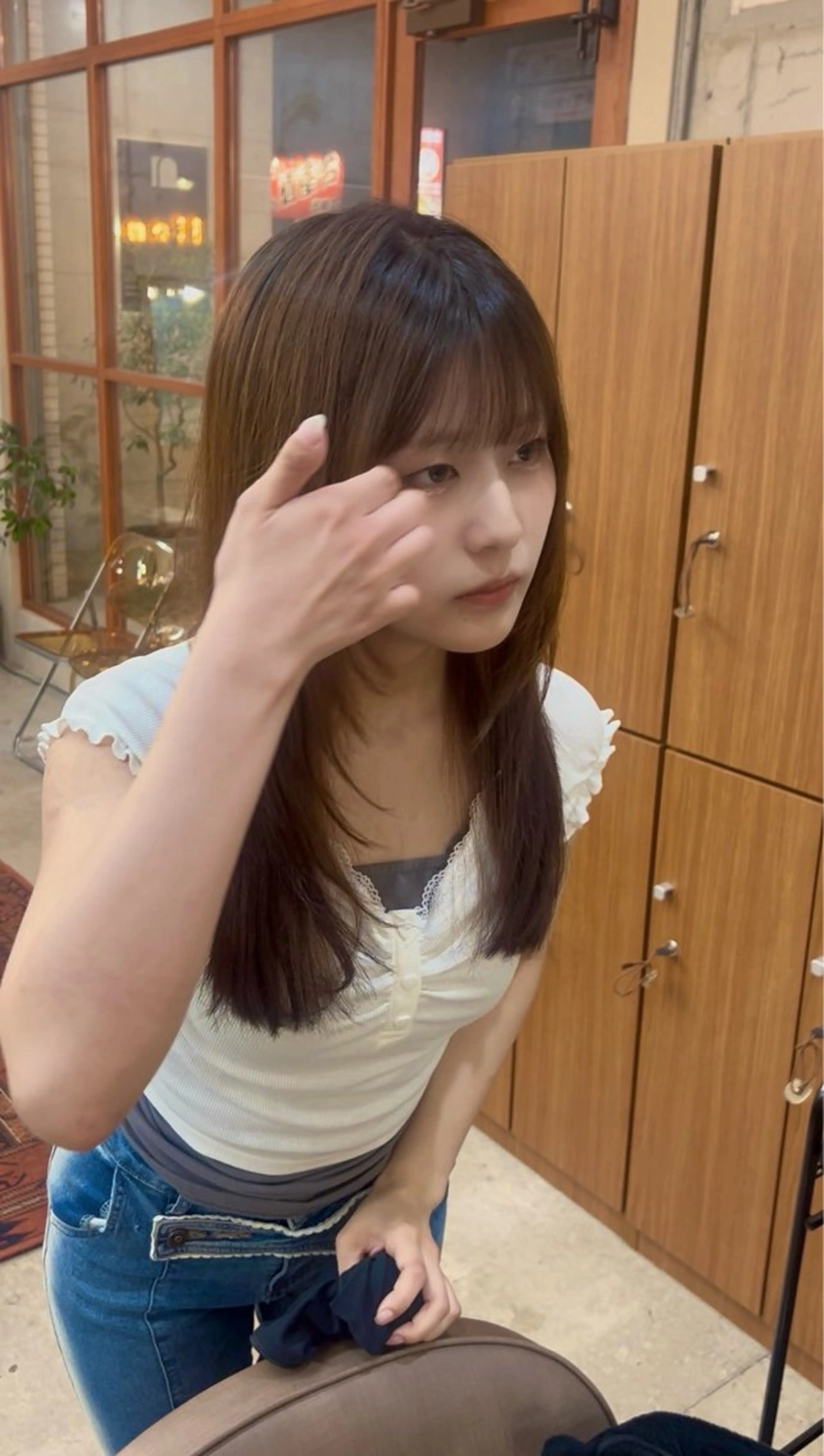 ロング カット・ブリーチ/ ふわあいりのヘアスタイル