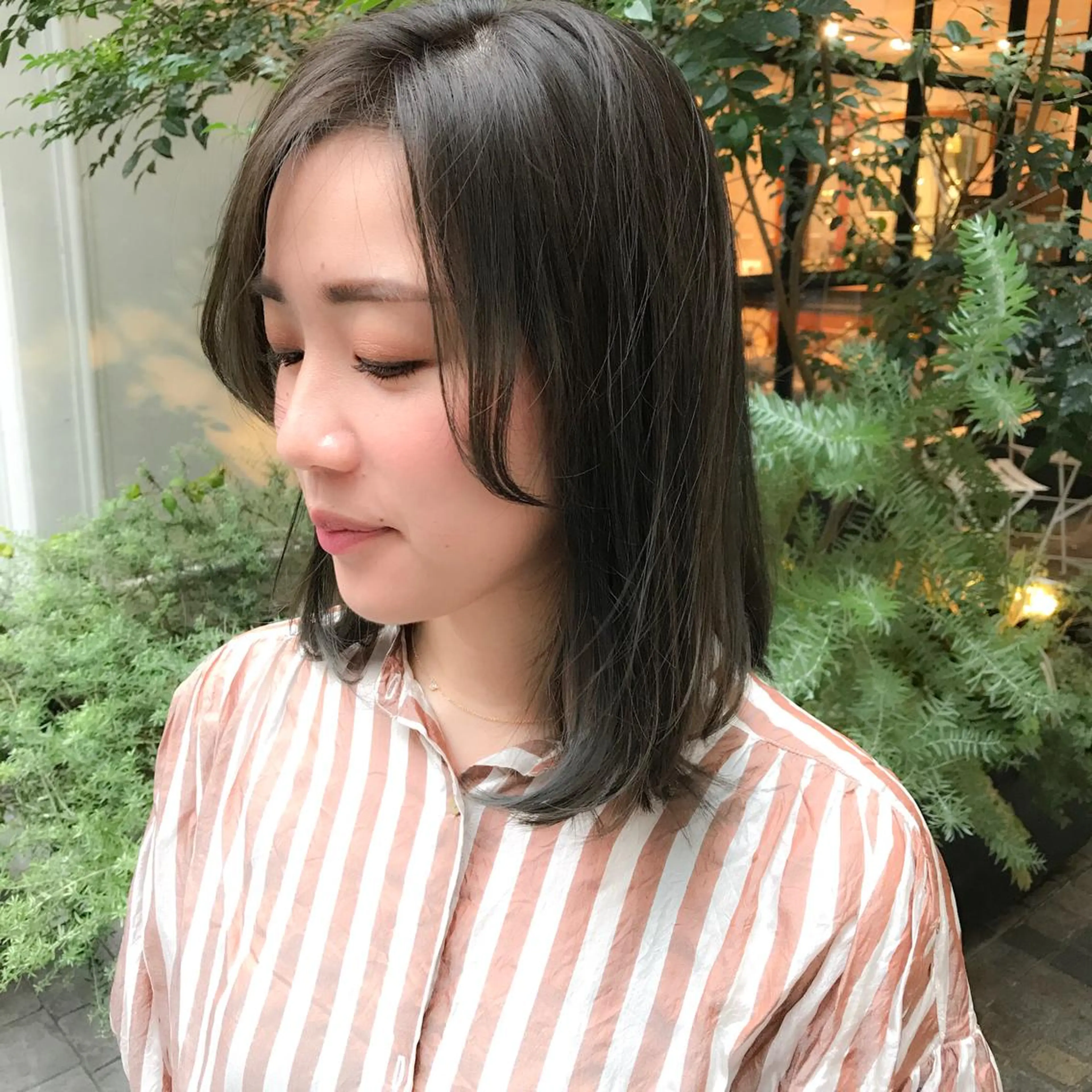 ミディアム LOMA🇰🇷 銀座クボタのヘアスタイル