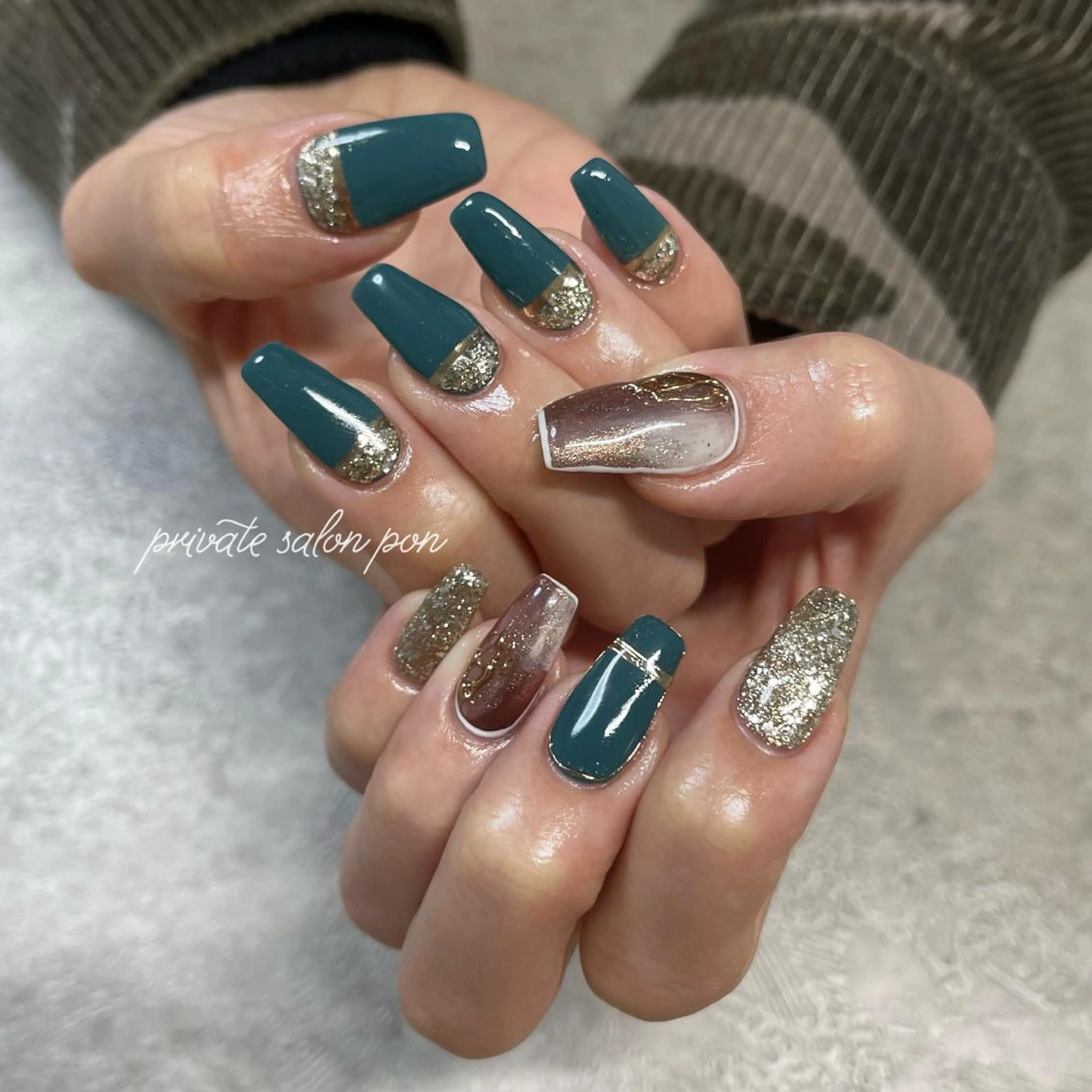 ネイル ハンドネイル private salon　ponのネイルデザイン