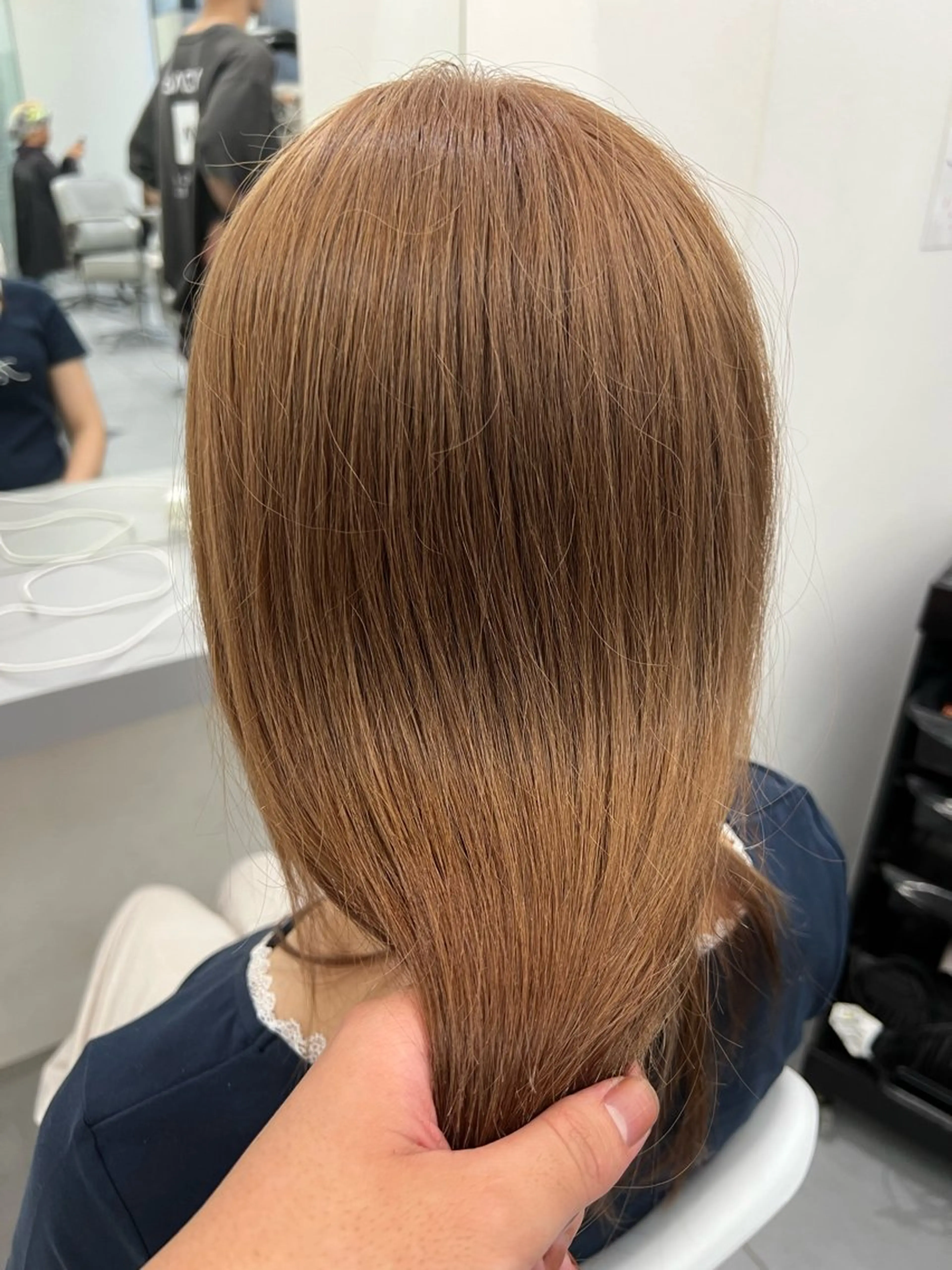 ロング カット ヘアカラー トリートメント 韓国/顔周り/透明感 /レイヤー/ひなたのヘアスタイル