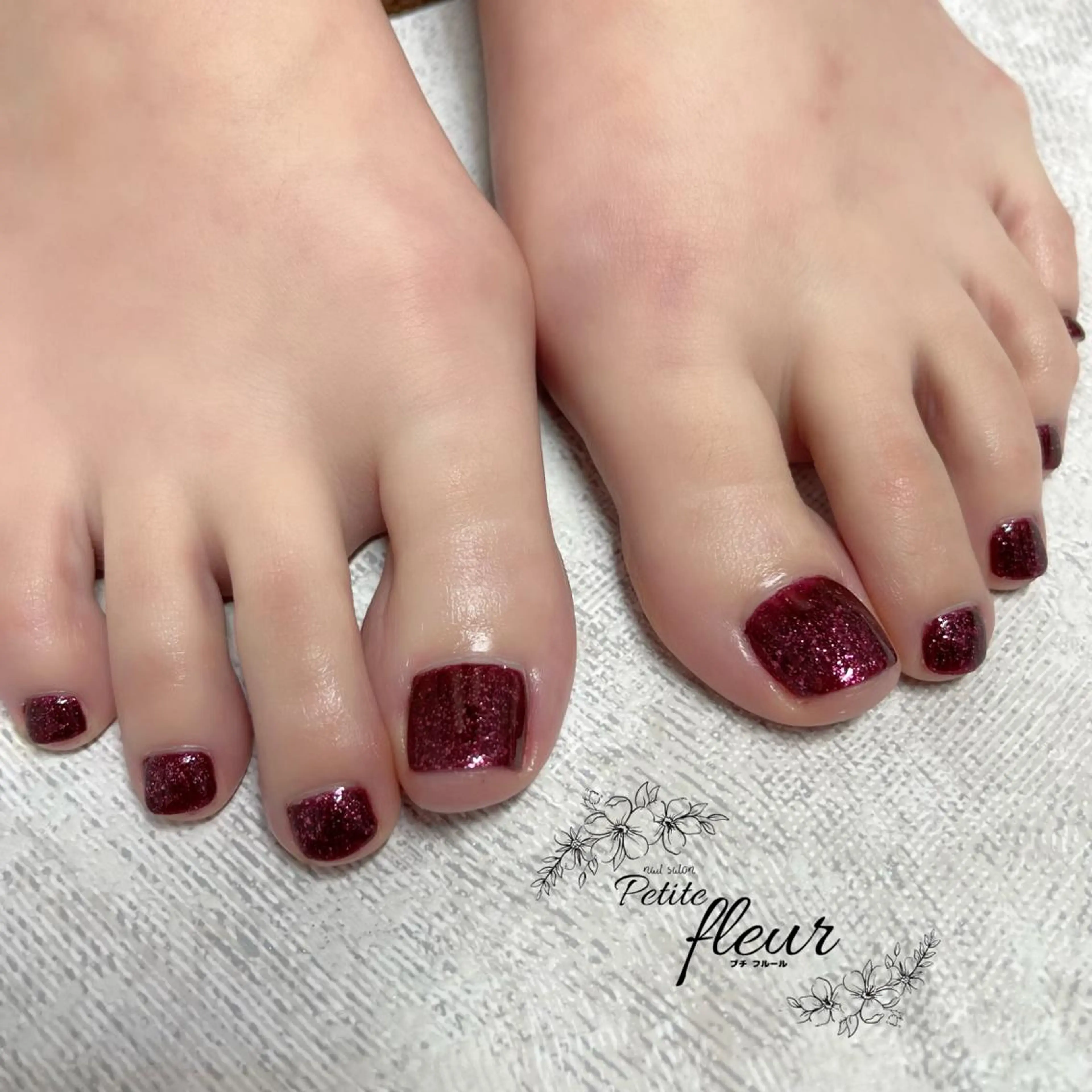 ネイル 赤色 ❁⃘*。Petite fleur❁⃘*りさのネイルデザイン