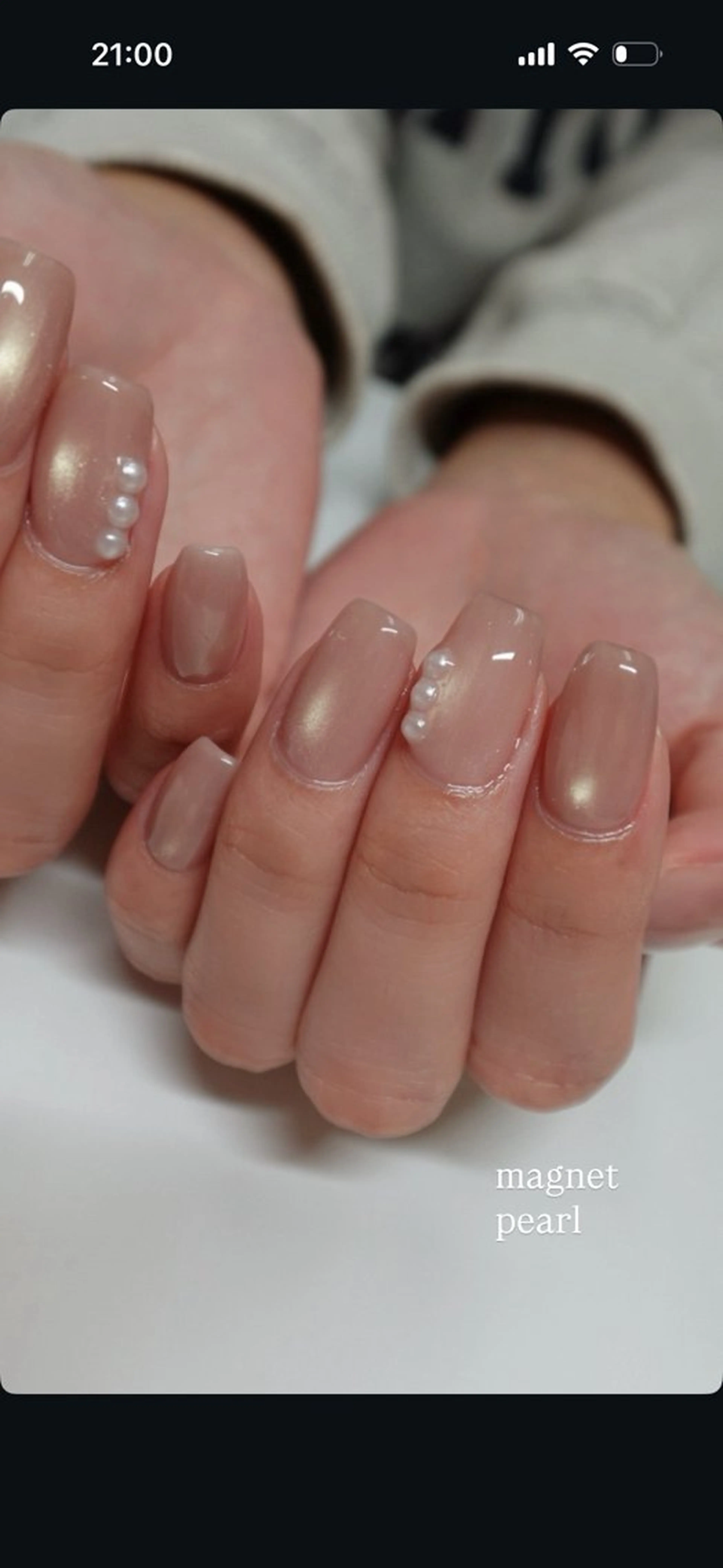 ネイル ゴールド マグネットネイル Faire MIKIのネイルデザイン