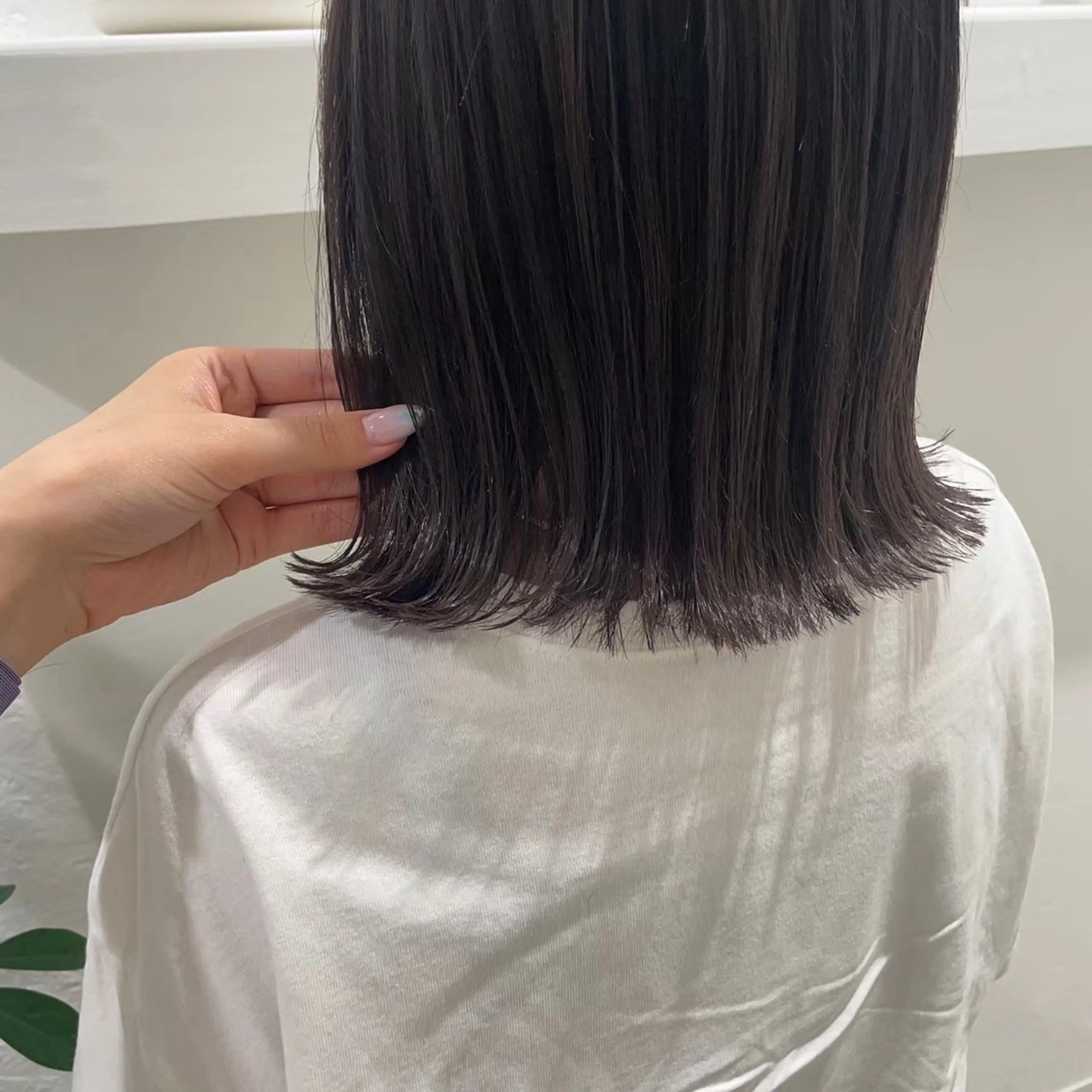 ミディアム ヘアカラー トリートメント レイヤーカット⛓ hina🩶のヘアスタイル