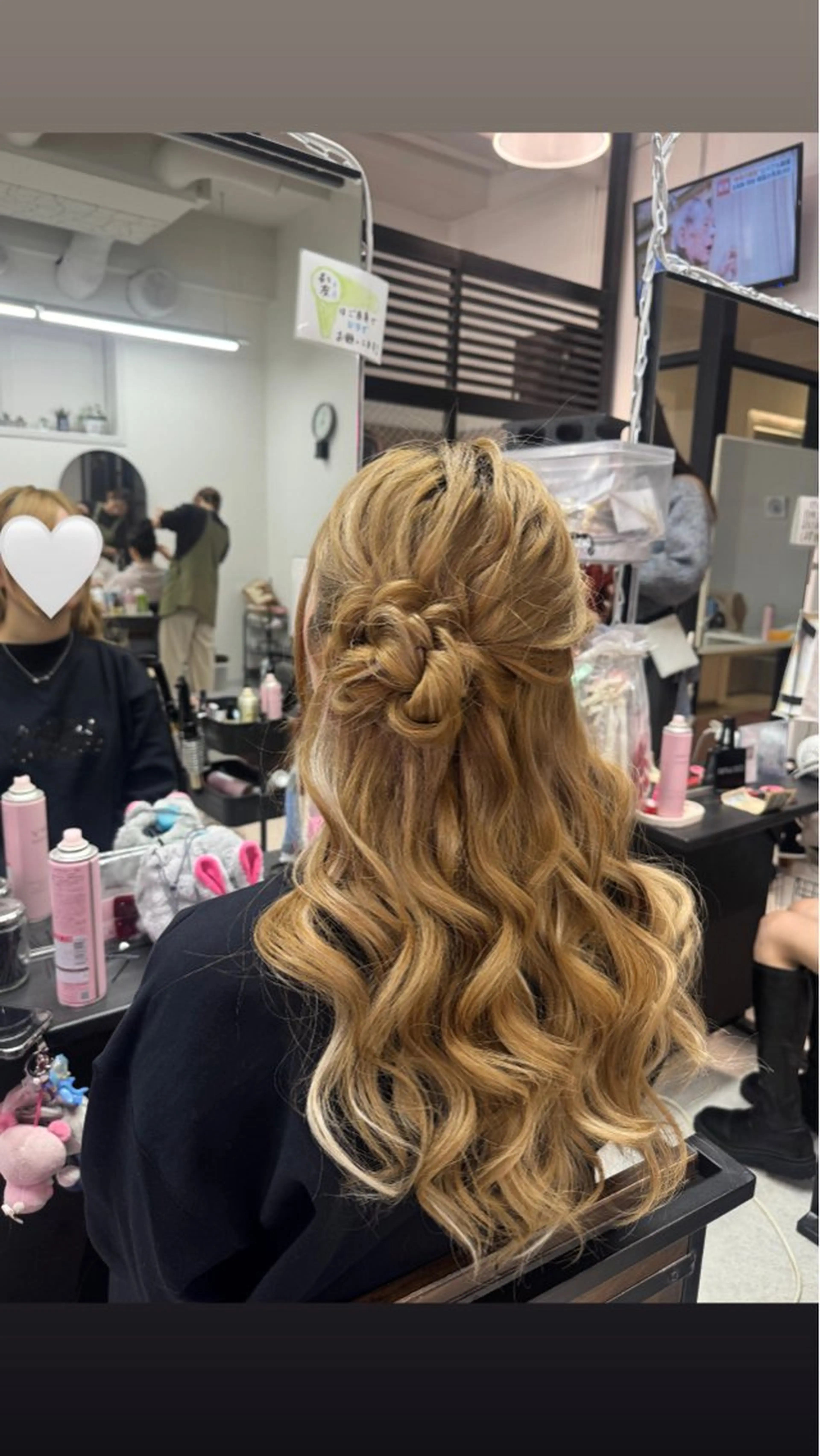ロング ヘアアレンジ SATO RINKAのヘアスタイル