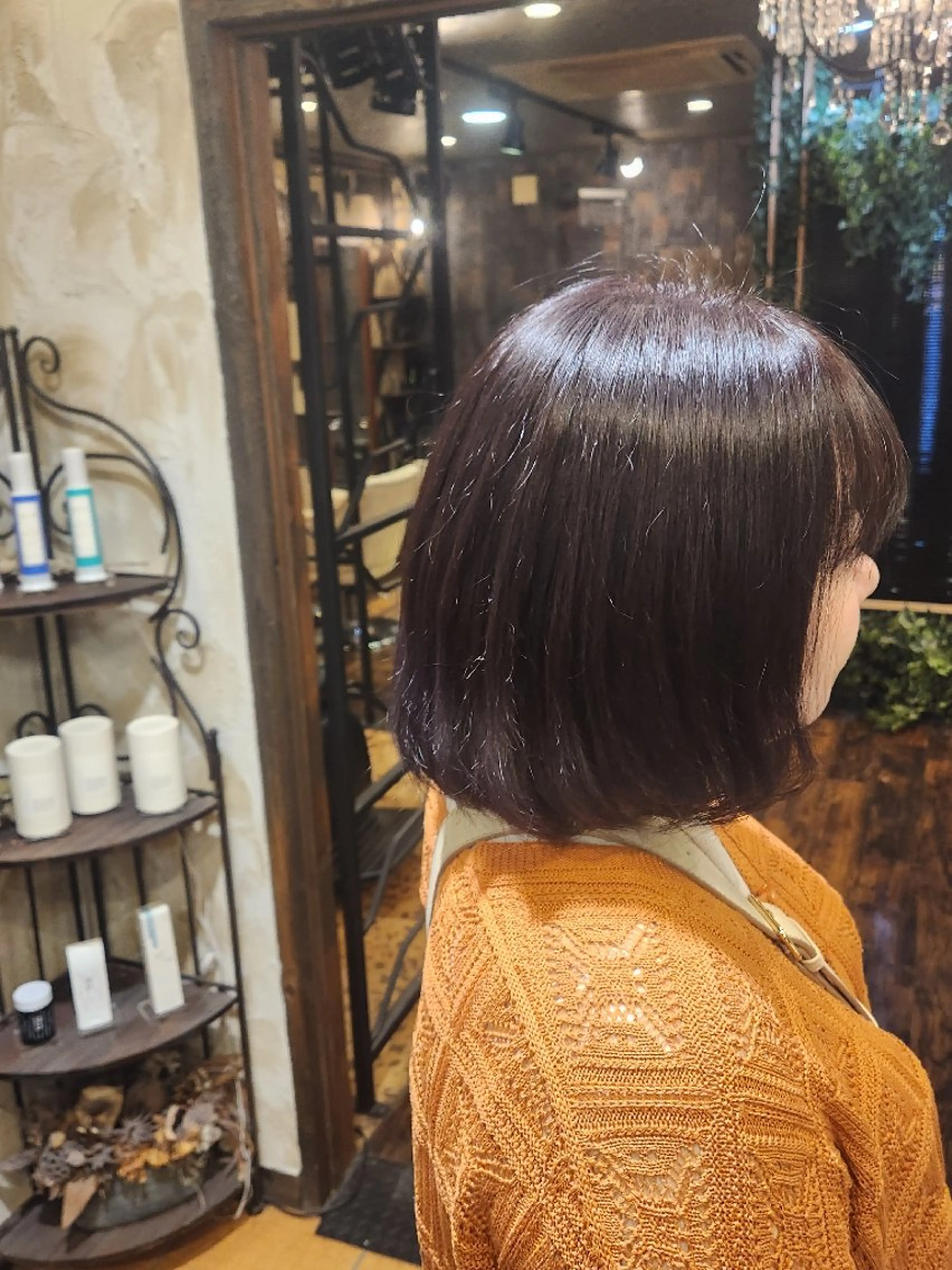 カラー Calbari 鎌田美歩のヘアスタイル