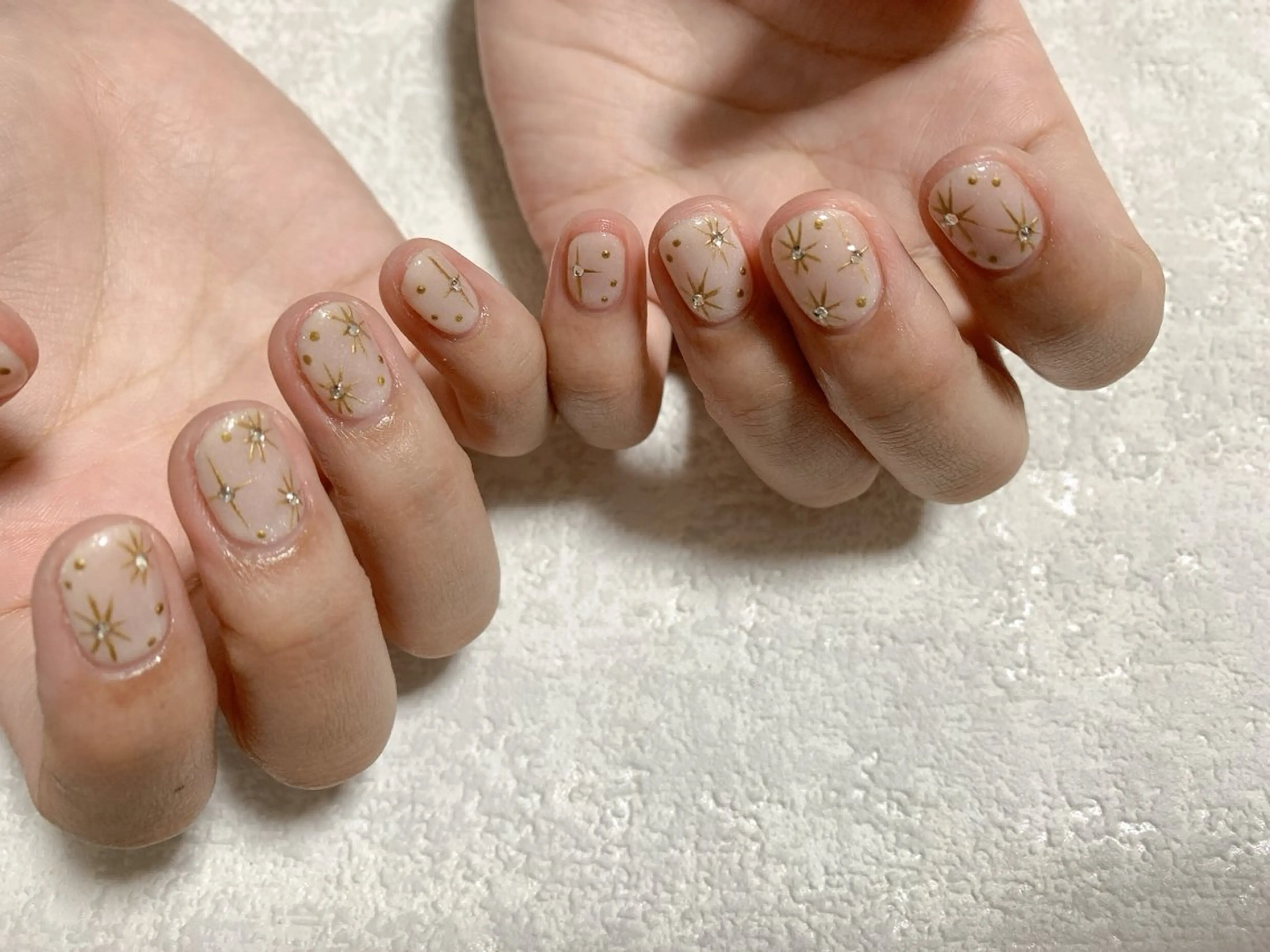 ネイル ジェルネイル キラキラネイル 韓国ネイル メンズネイル パラジェル kiki nail たまプラーザのネイルデザイン