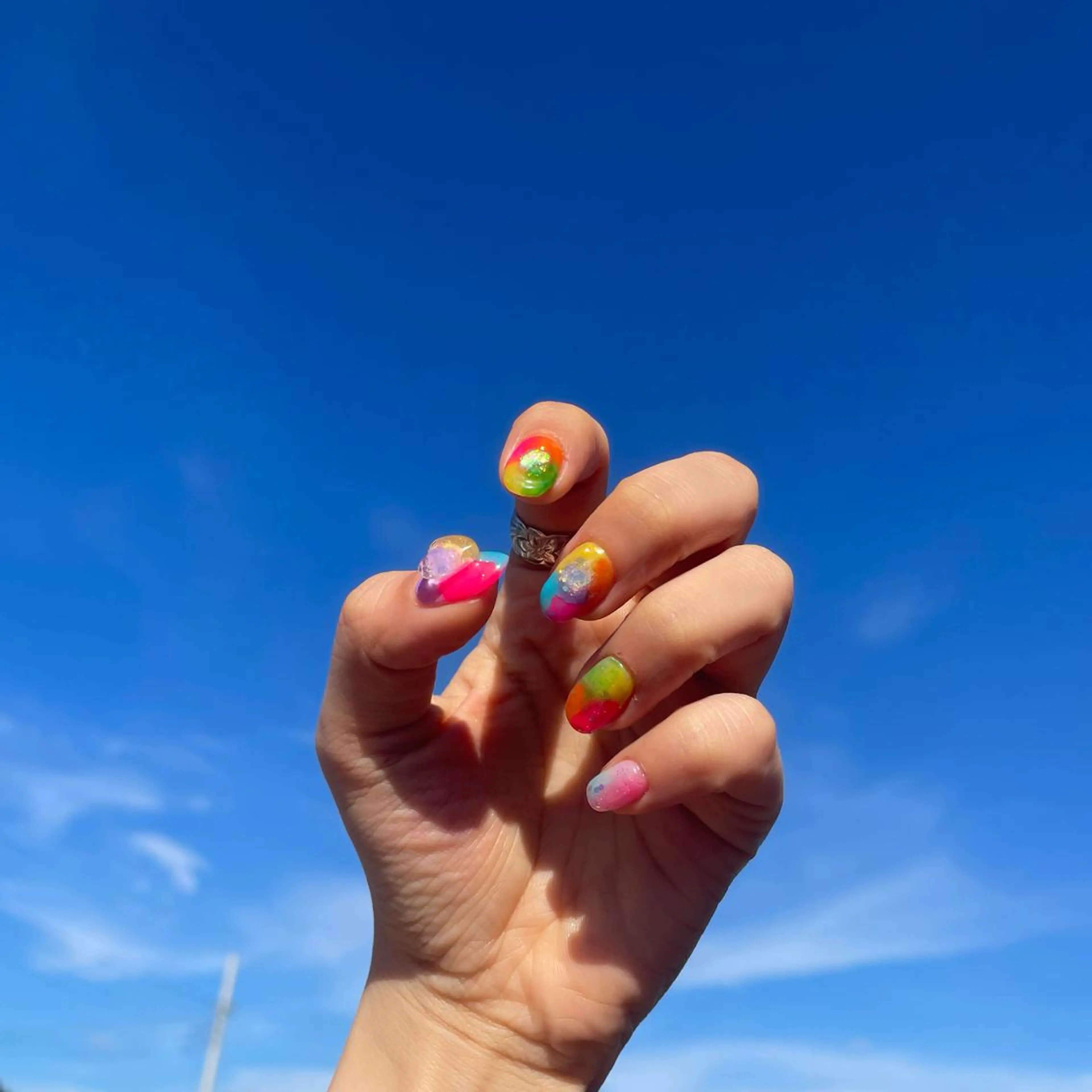 ネイル ハンドネイル Re:Ø nail 🩵TSUJIのネイルデザイン