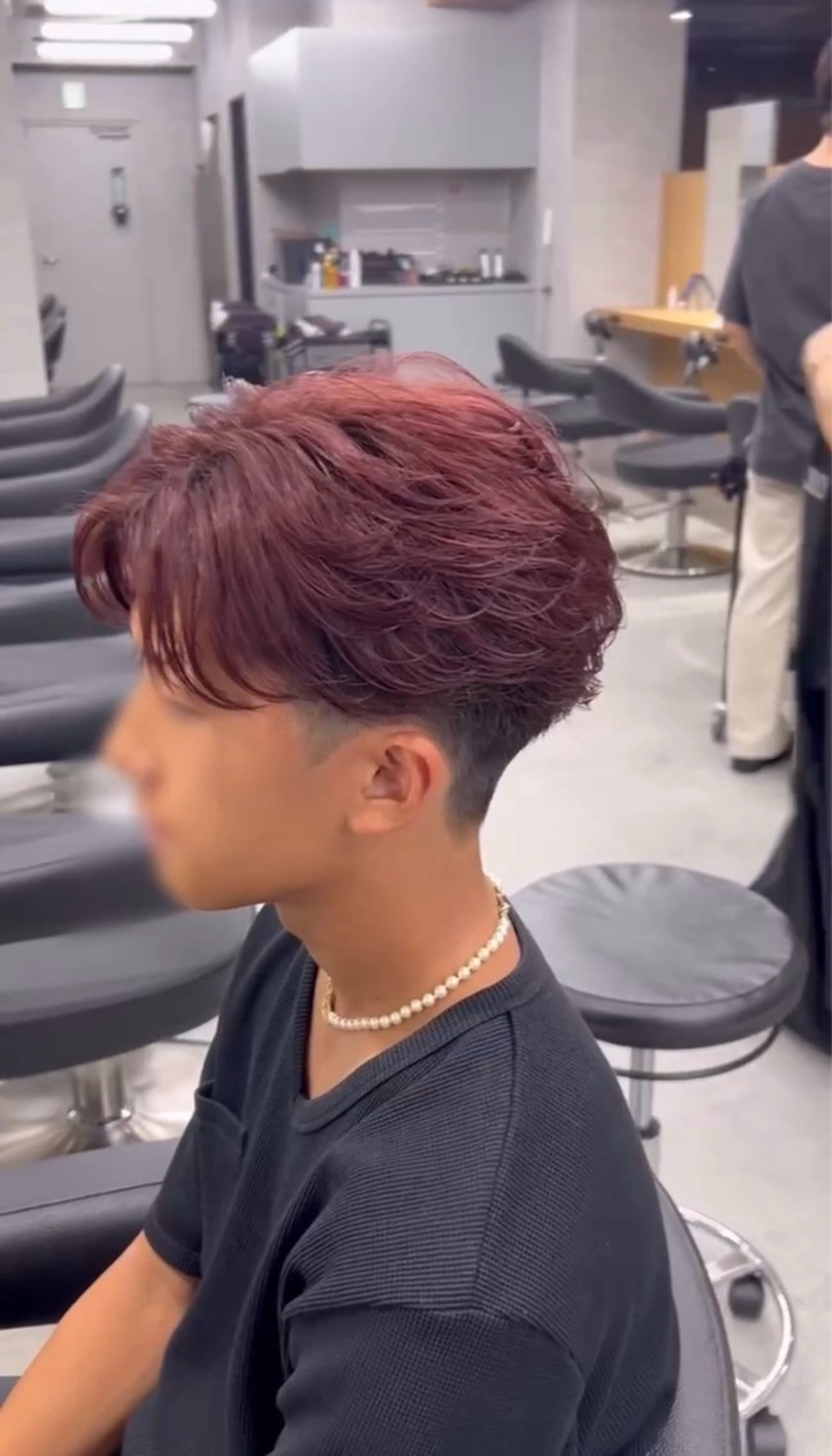 カラー メンズ 佐藤 晏璃のヘアスタイル
